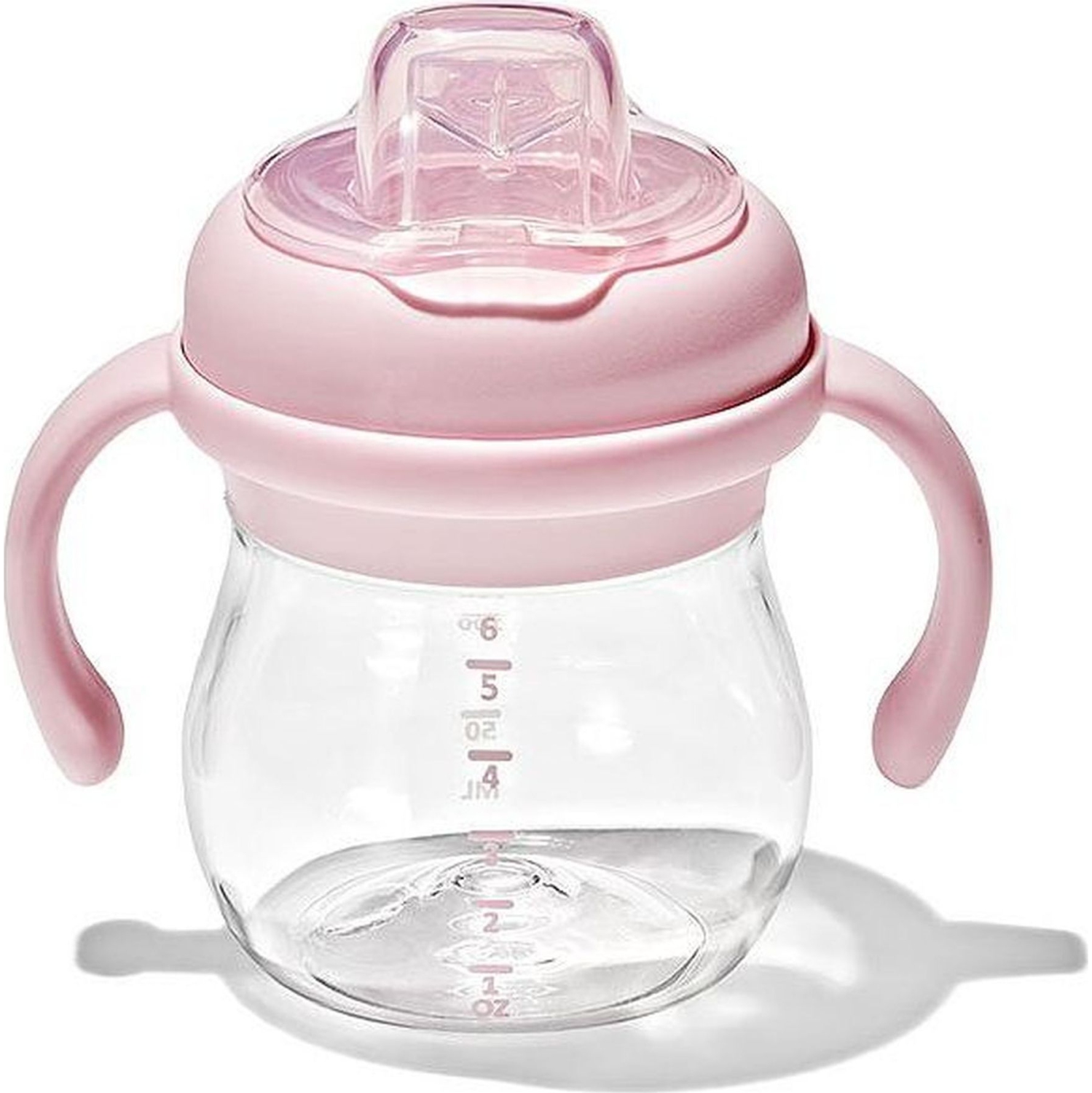 OXO Tot Transitions Soft Spout Sippy Cup with Removable Handles - Blossom