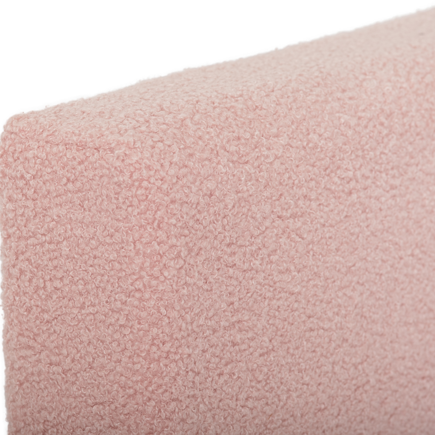 CorLiving Modern Fabric Twin Bed in Pink