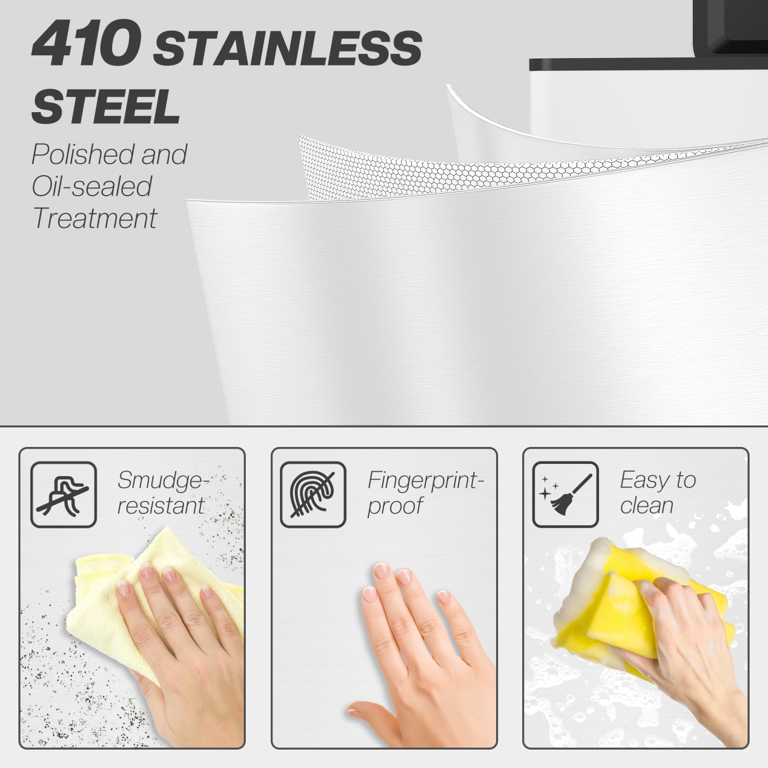 HOMCOM 5.3 Gallon/20 L Garbage Can, Fingerprint-proof Stainless Steel Kitchen Trash Can with Soft-close Lid and Foot Pedal, Slim Garbage Bin for