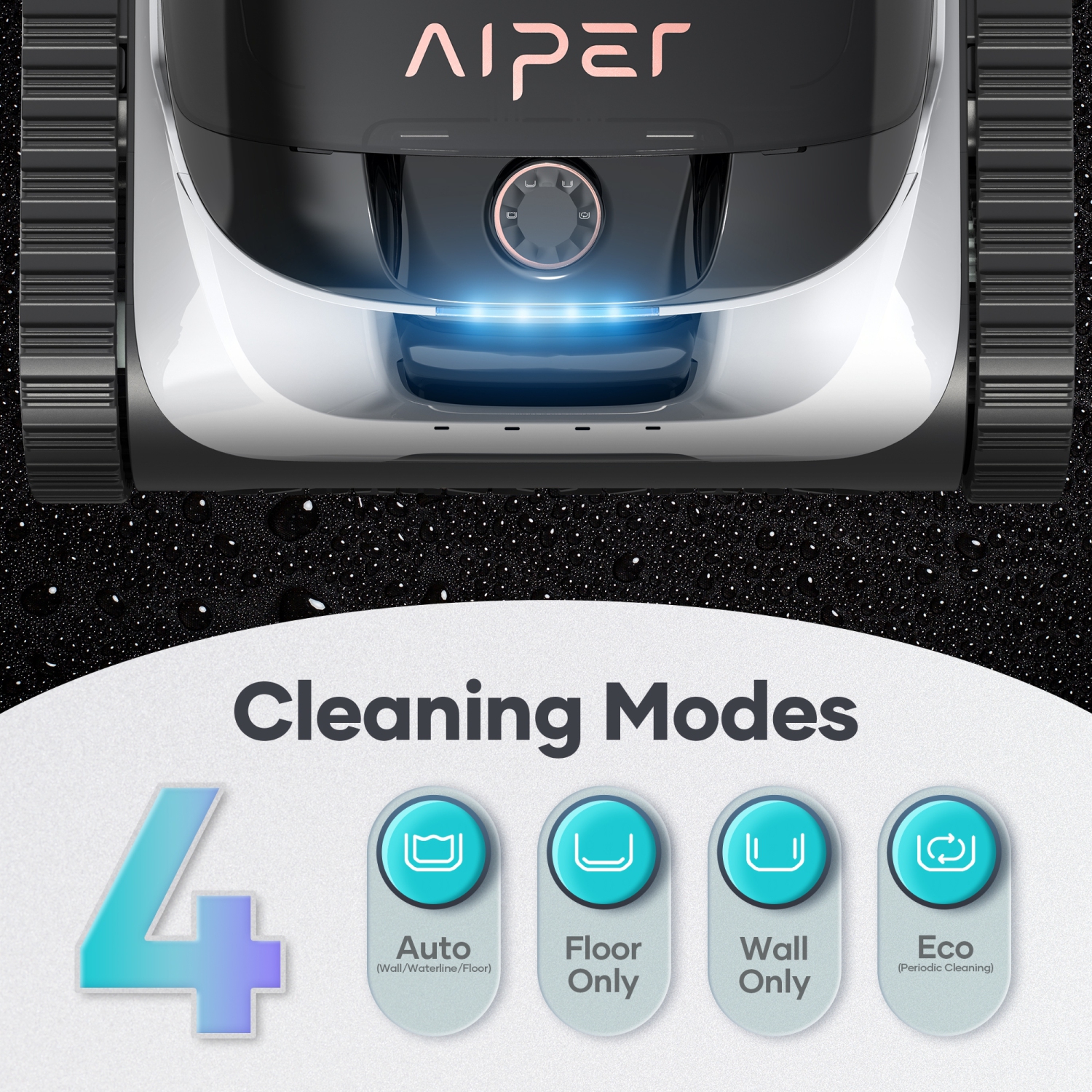 Aiper Scuba N1 with Surfer M1 - Cordless Robotic Pool Cleaner for In-Ground Pools up to 1600sq.ft with Solar Pool Skimmer