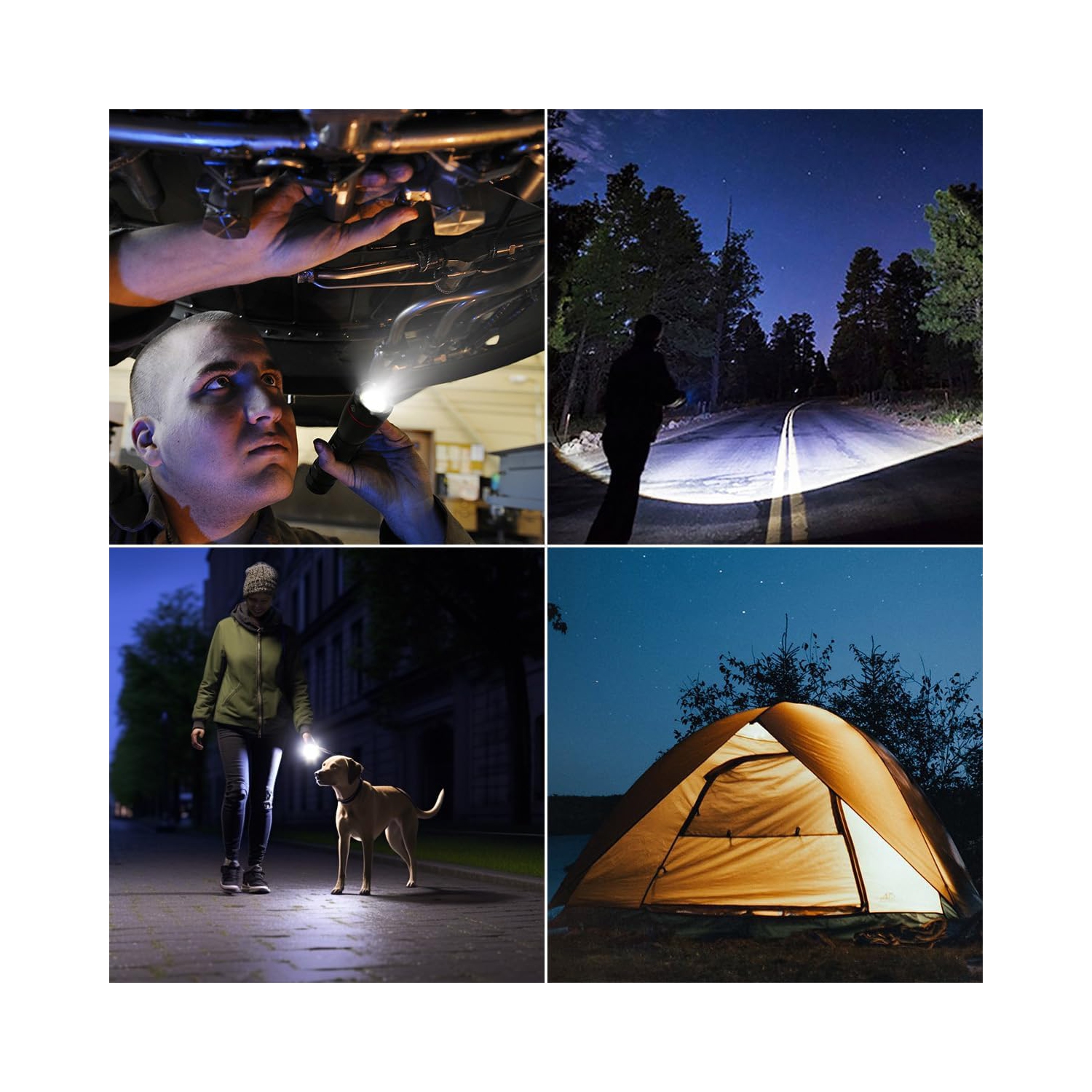 Lighting EVER LED Flashlight, Tactical Flashlight, High Lumens Flashlights, Brightest Flashlight Adjustable Mini Flashlight, Waterproof Small