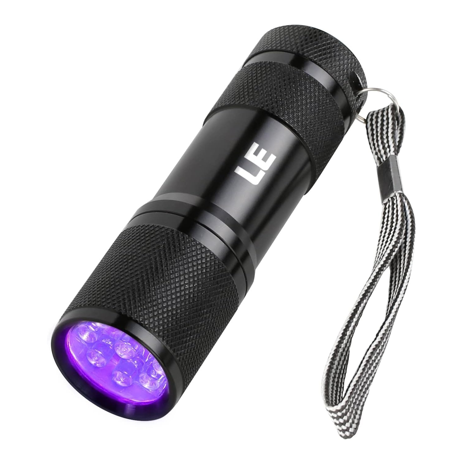 Lampe de POCHE LE UV, lampe de poche à lumière noire, lampe de poche ultraviolette 395&nbsp;nm 9 LED, détecteur de taches d'urine pour animaux, 3