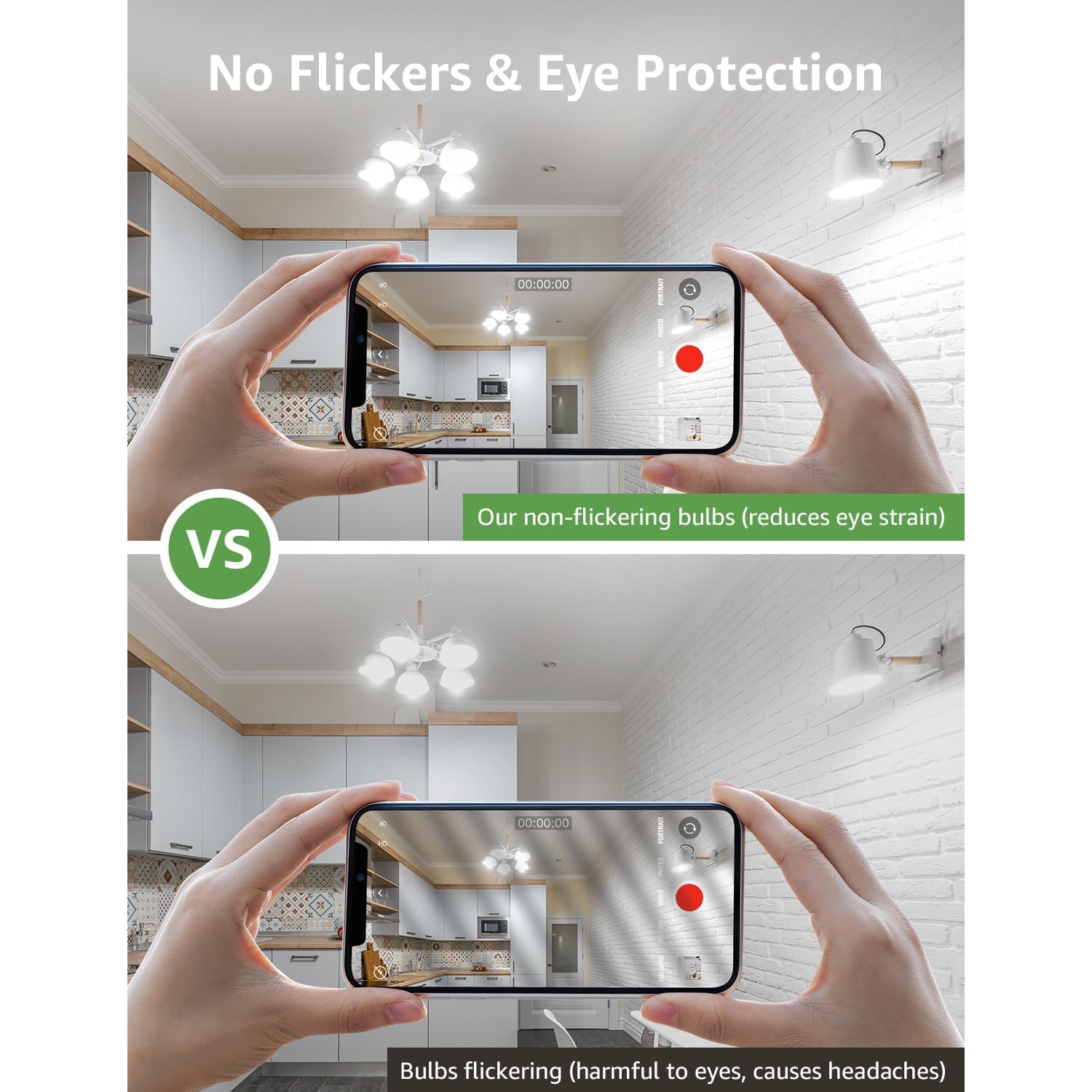 Lepro Dimmable LED Light Bulbs 100 Watt Equivalent, 14W 1500LM Daylight White 5000K, A19 E26 Standard Medium Base, UL FCC Listed, 15000 Hour