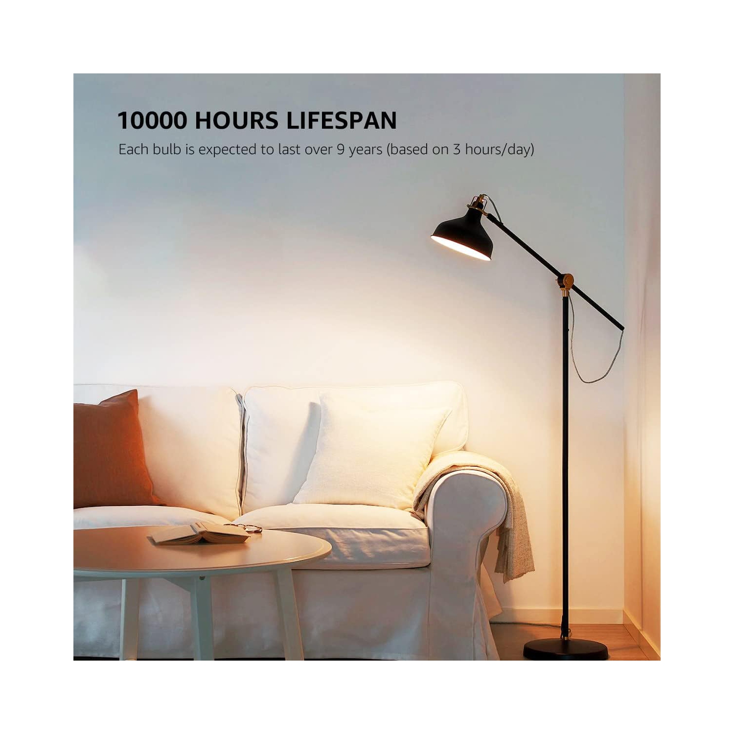 LES ampoules DE LE LED, équivalent 100&nbsp;W, ampoule LED blanc chaud 1500&nbsp;lm 2700K de 14&nbsp;W, ampoule à intensité non réglable, culot