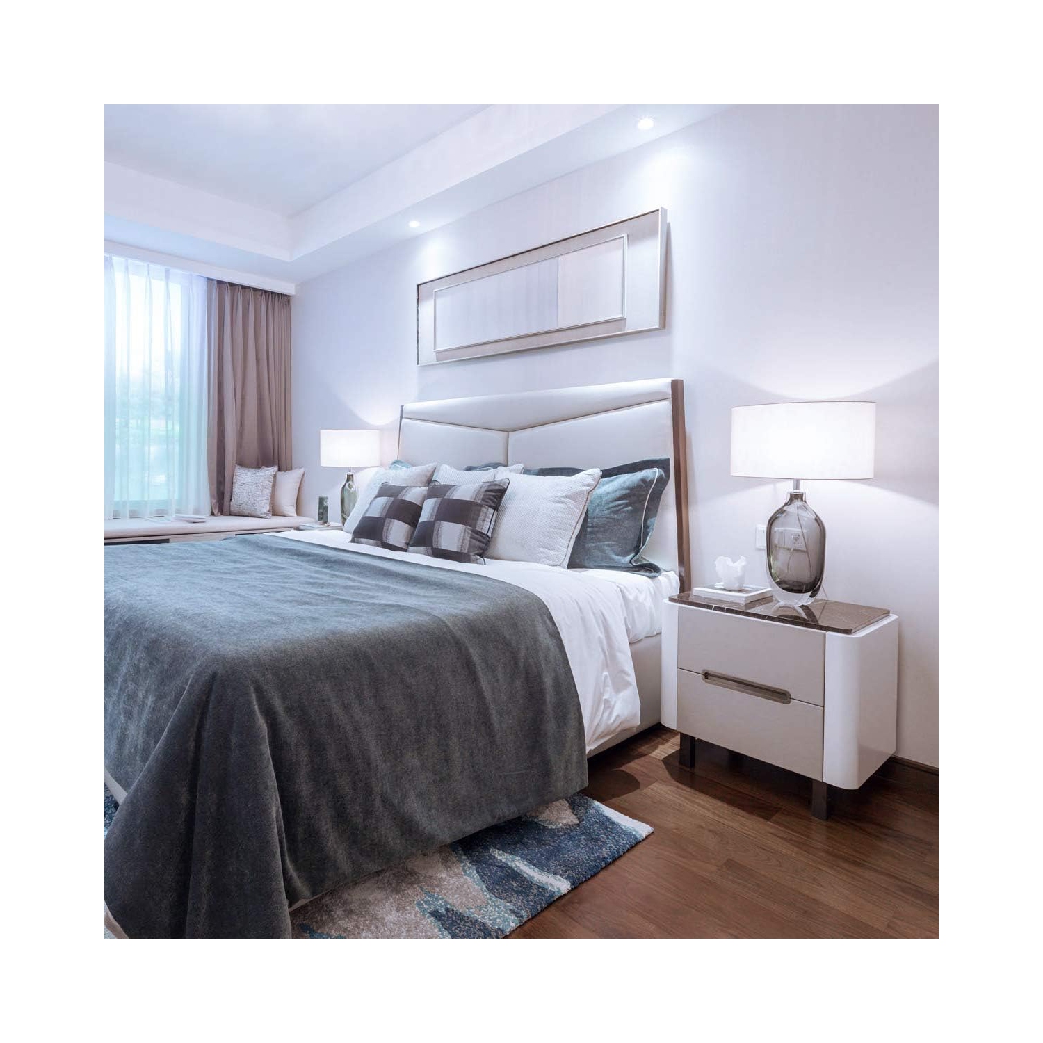 LE LED Light Bulb, 60 Watt Equivalent, 9W 800lm 5000K Daylight White LED Bulb, Non-dimmable Light Bulb, A19 E26 Standard Base, 10000 Hour Lifetime, 5