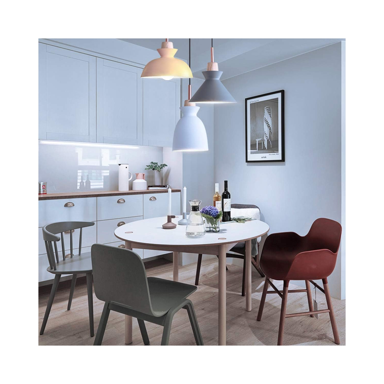 LE LED Light Bulb, 60 Watt Equivalent, 9W 800lm 5000K Daylight White LED Bulb, Non-dimmable Light Bulb, A19 E26 Standard Base, 10000 Hour Lifetime, 5