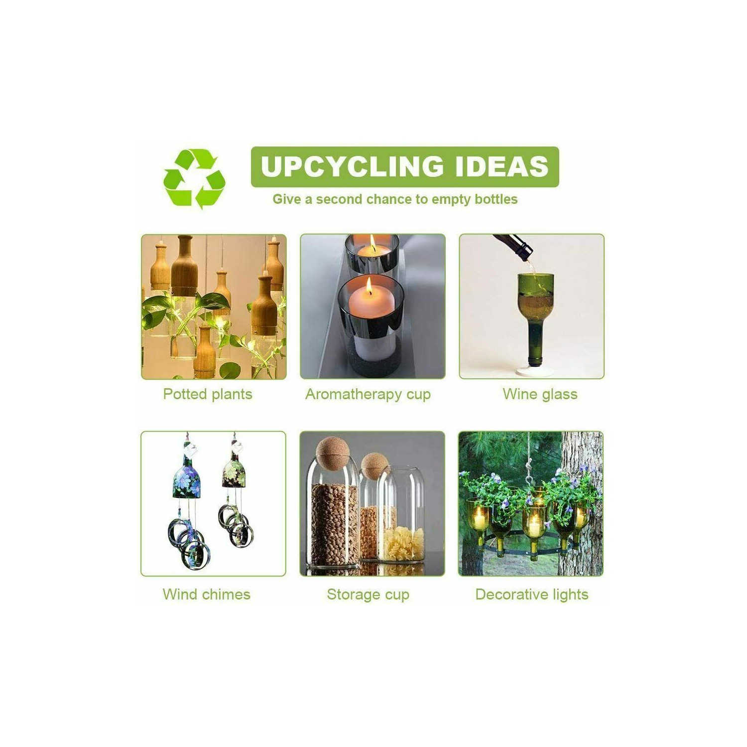 Trousse de coupe de bouteille en verre : Transformez les bouteilles en projets d'artisanat uniques, transformez les bouteilles de tous les jours