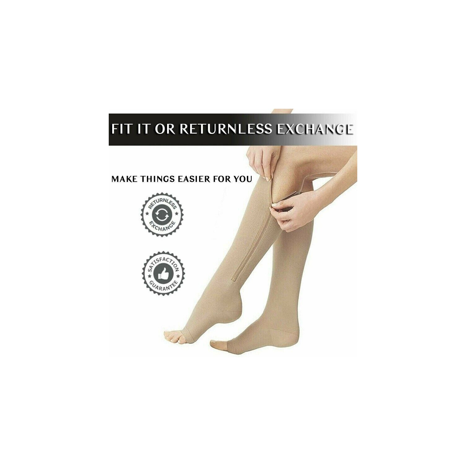 20-30mmHg Compression Socks: Firm Support for Improved Circulation, Reduced Swelling and Fatigue