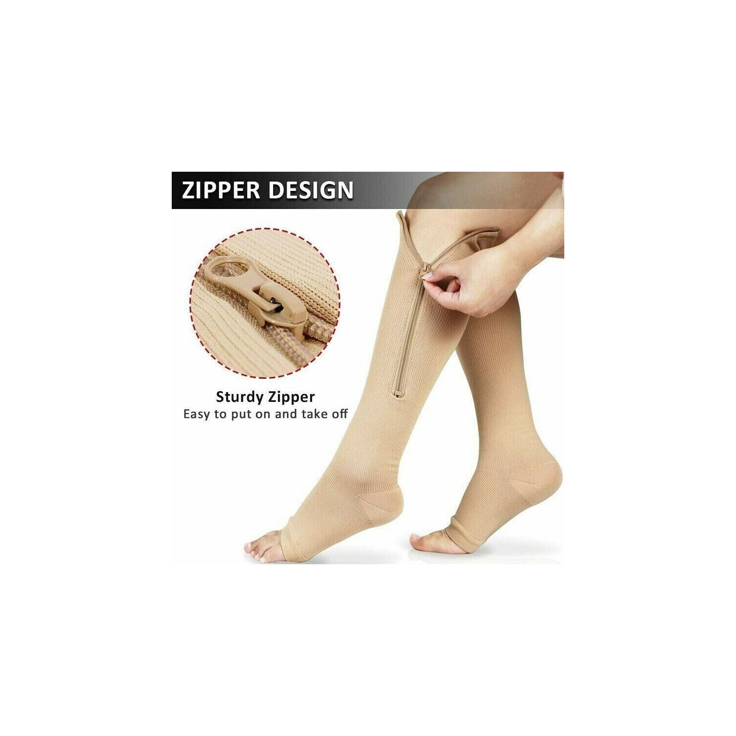 20-30mmHg Compression Socks: Firm Support for Improved Circulation, Reduced Swelling and Fatigue