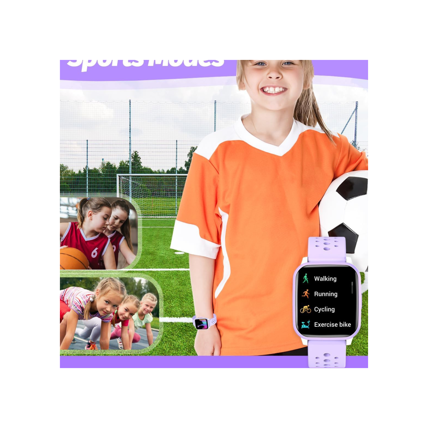 Kids Smart Watch for Girls Boys, Smart Watch Gifts for 4-16 Years Old with Sleep Mode Multiple Sports Modes Pedometer Birthday Gift for Boys Girls