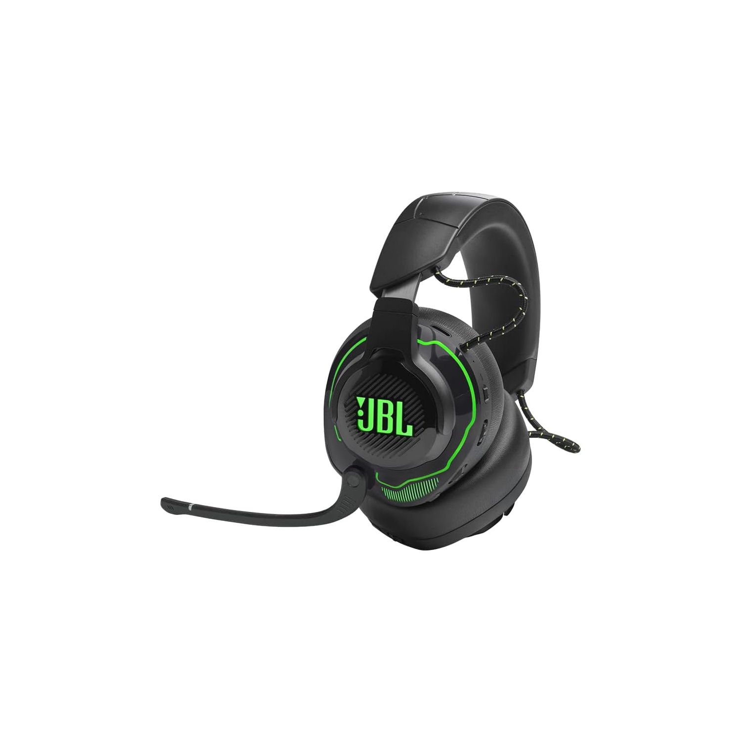 Open Box - JBL Quantum 910X Wireless Gaming Headset - Black/Green