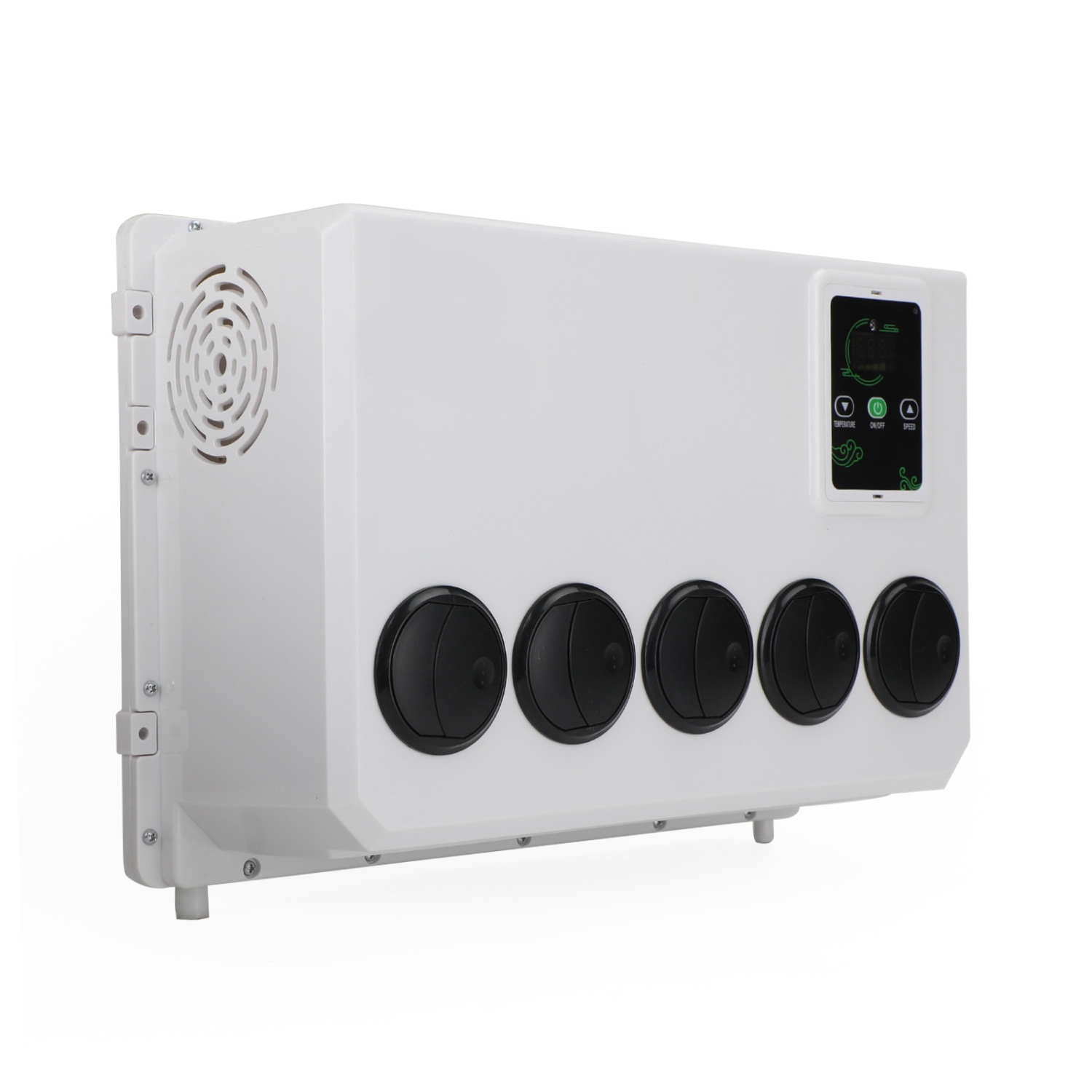 Climatiseur de véhicule récréatif à cabine divisée 12&nbsp;V de 12000&nbsp;BTU convient aux caravanes semi-remorques