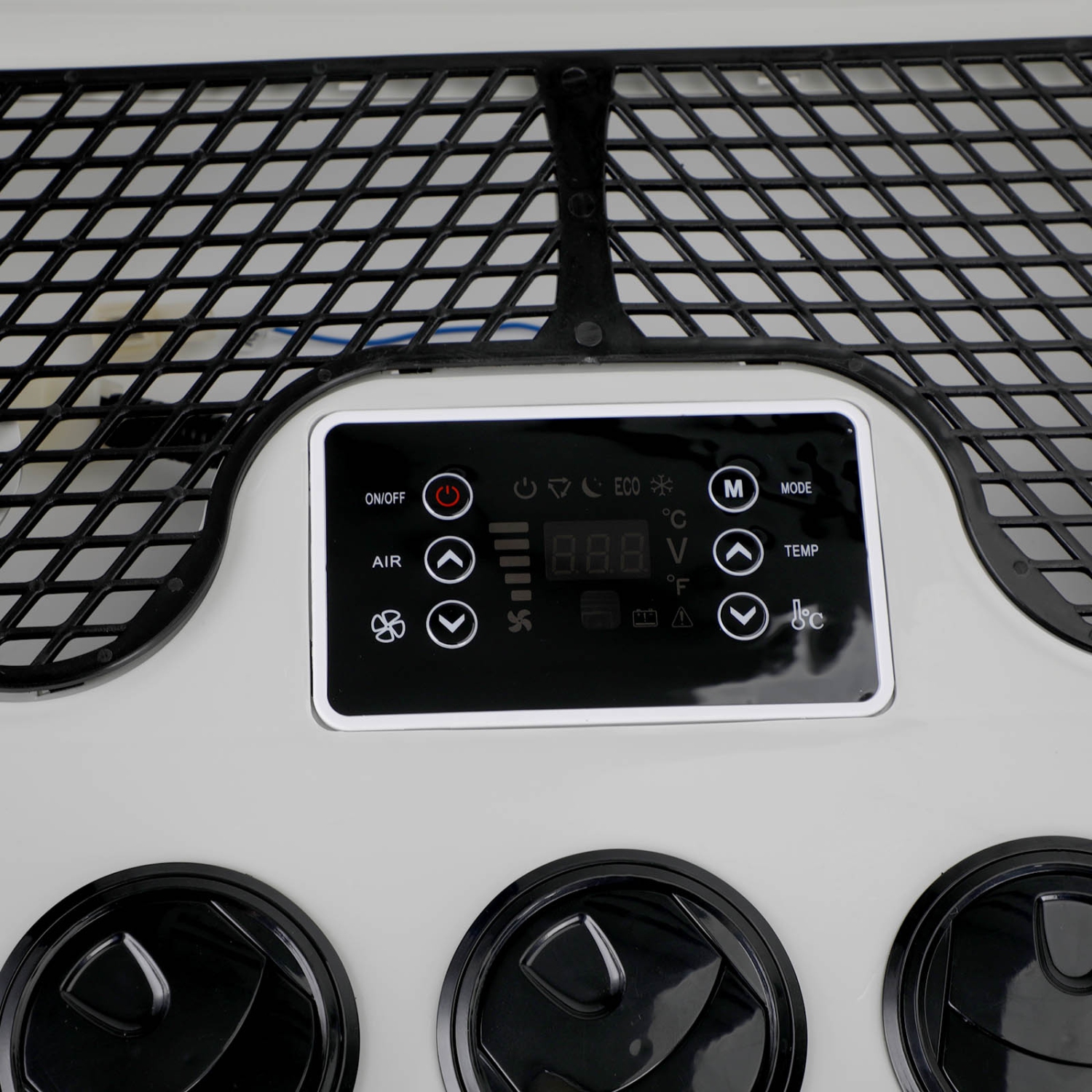 Climatiseur de VR Pompe à chaleur Camper Camper Climatiseur de toit sans conduit Chauffage/refroidissement