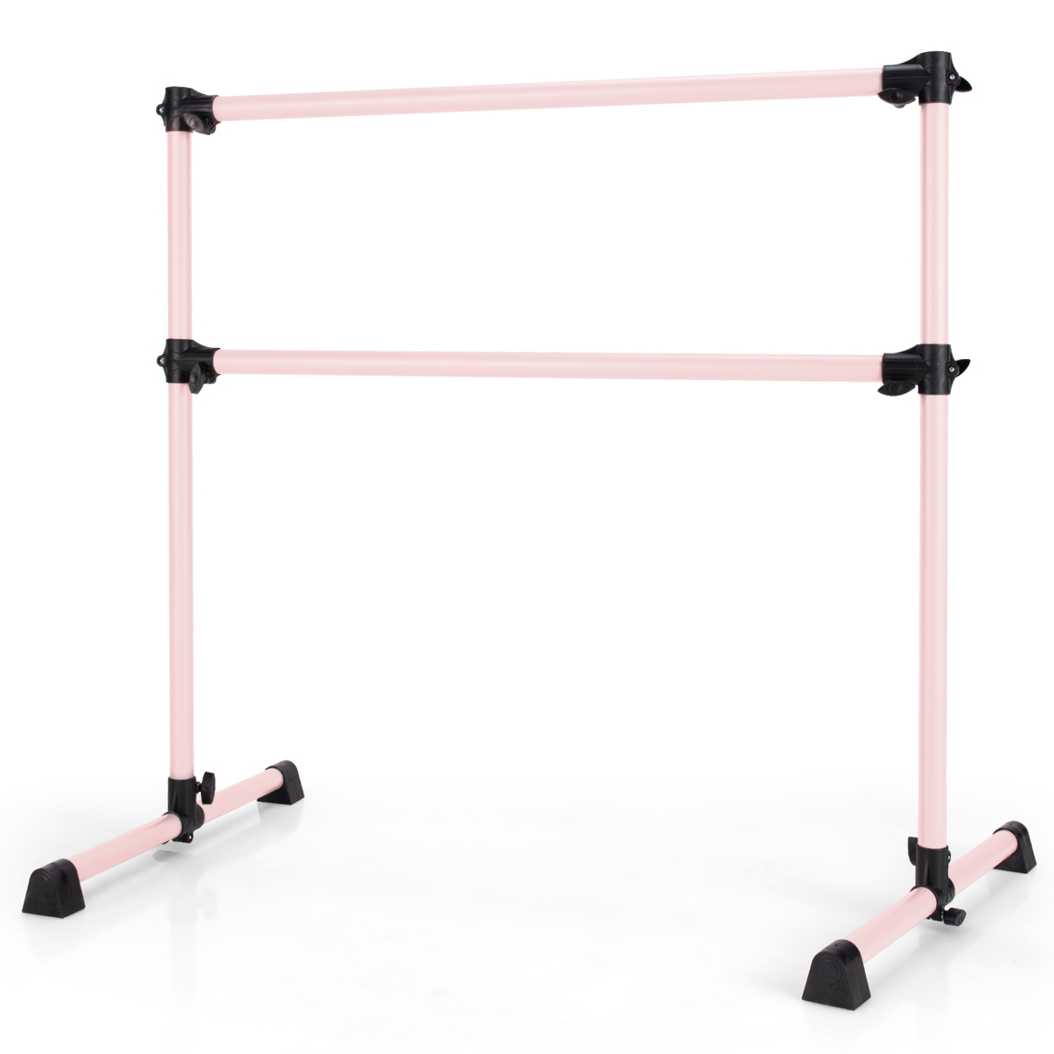 Goplus 4FT Portable Double Freestanding Ballet Barre Dancing Stretching