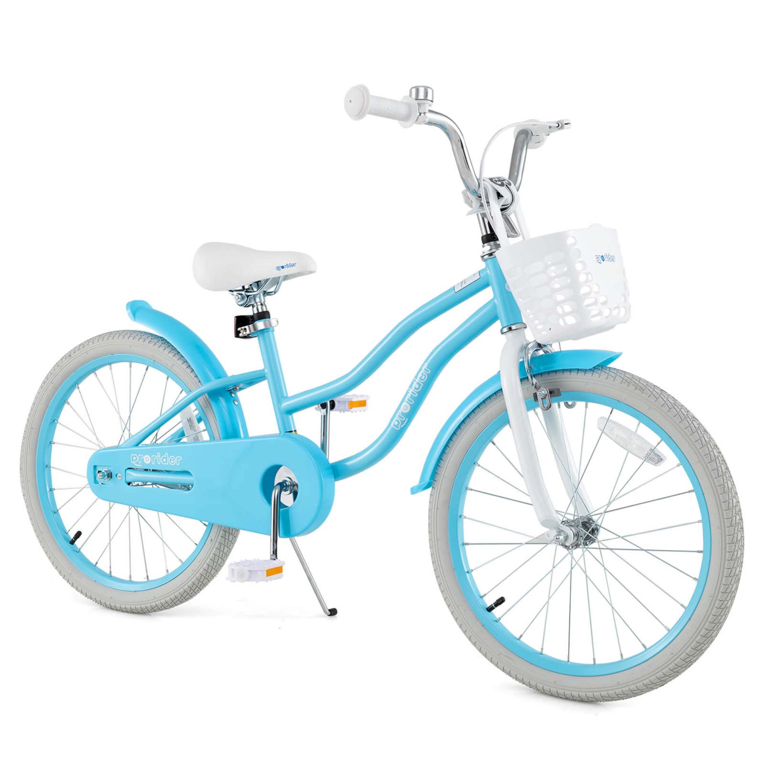 Vélo pour enfants de 20 po de Prorider avec guidon réglable en hauteur, siège, frein à main et frein à rétropédalage