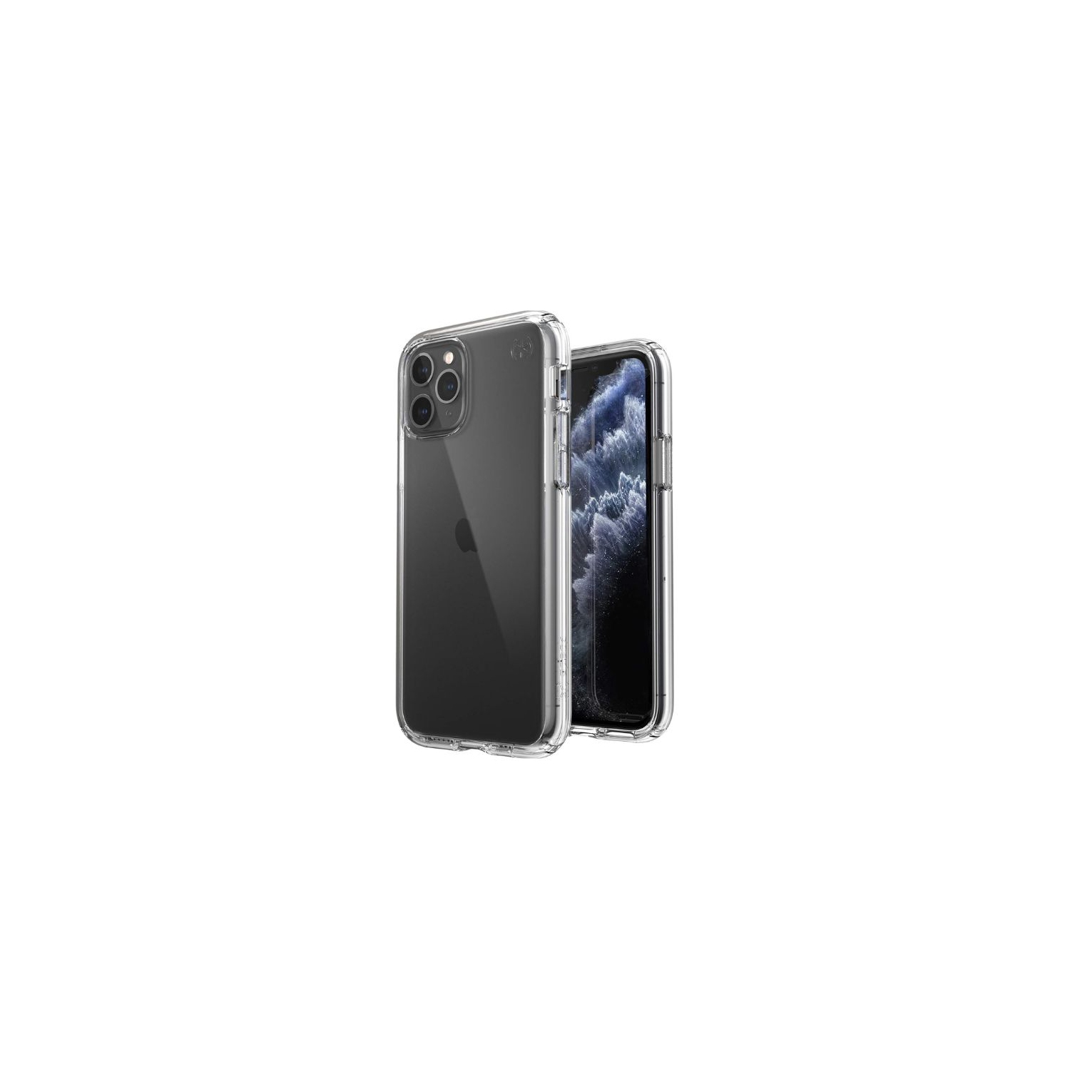 Presidio Perfect-Clear de Speck - Couverture arrière pour téléphone cellulaire - Transparent - pour iPhone 11 Pro Max d'Apple