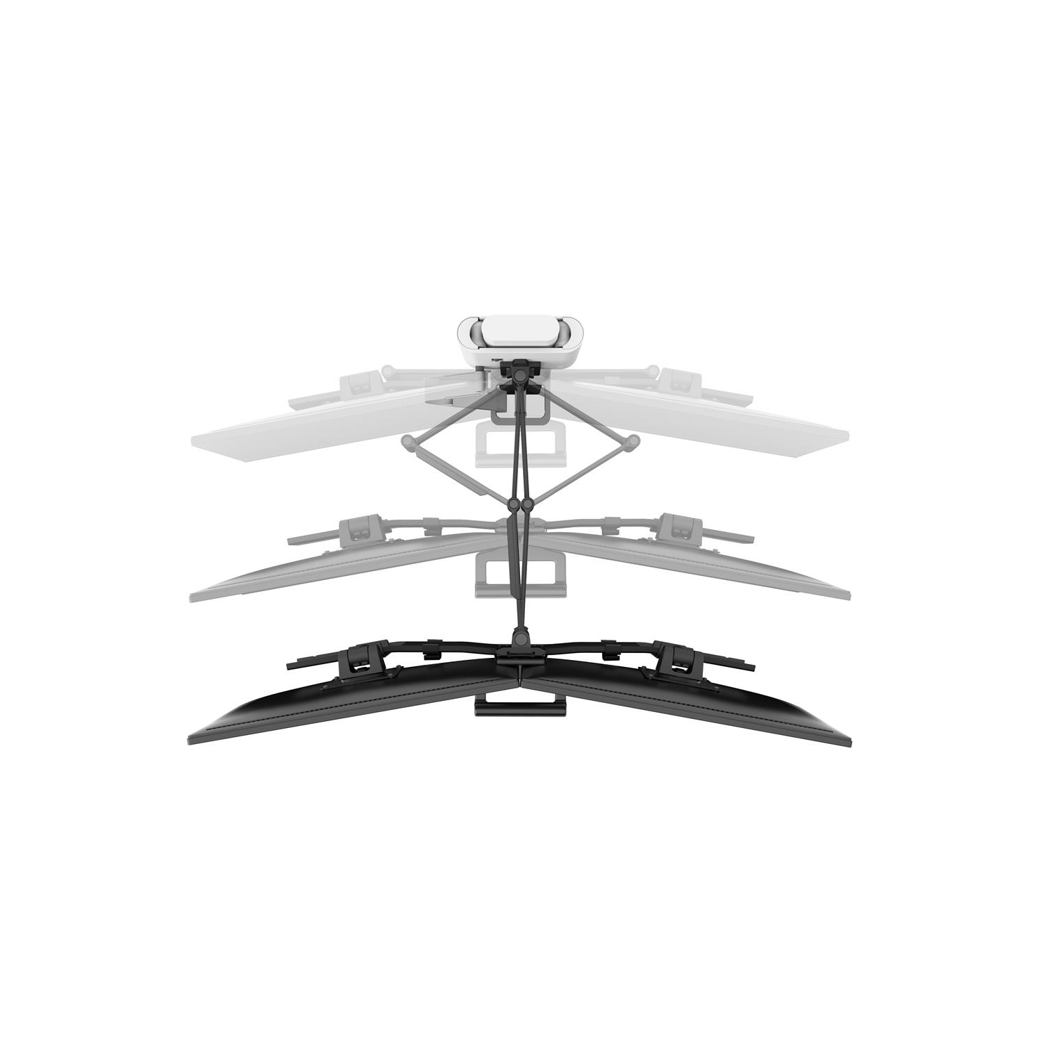 Ergotron TRACE Desktop Dual Monitor Mount - White -