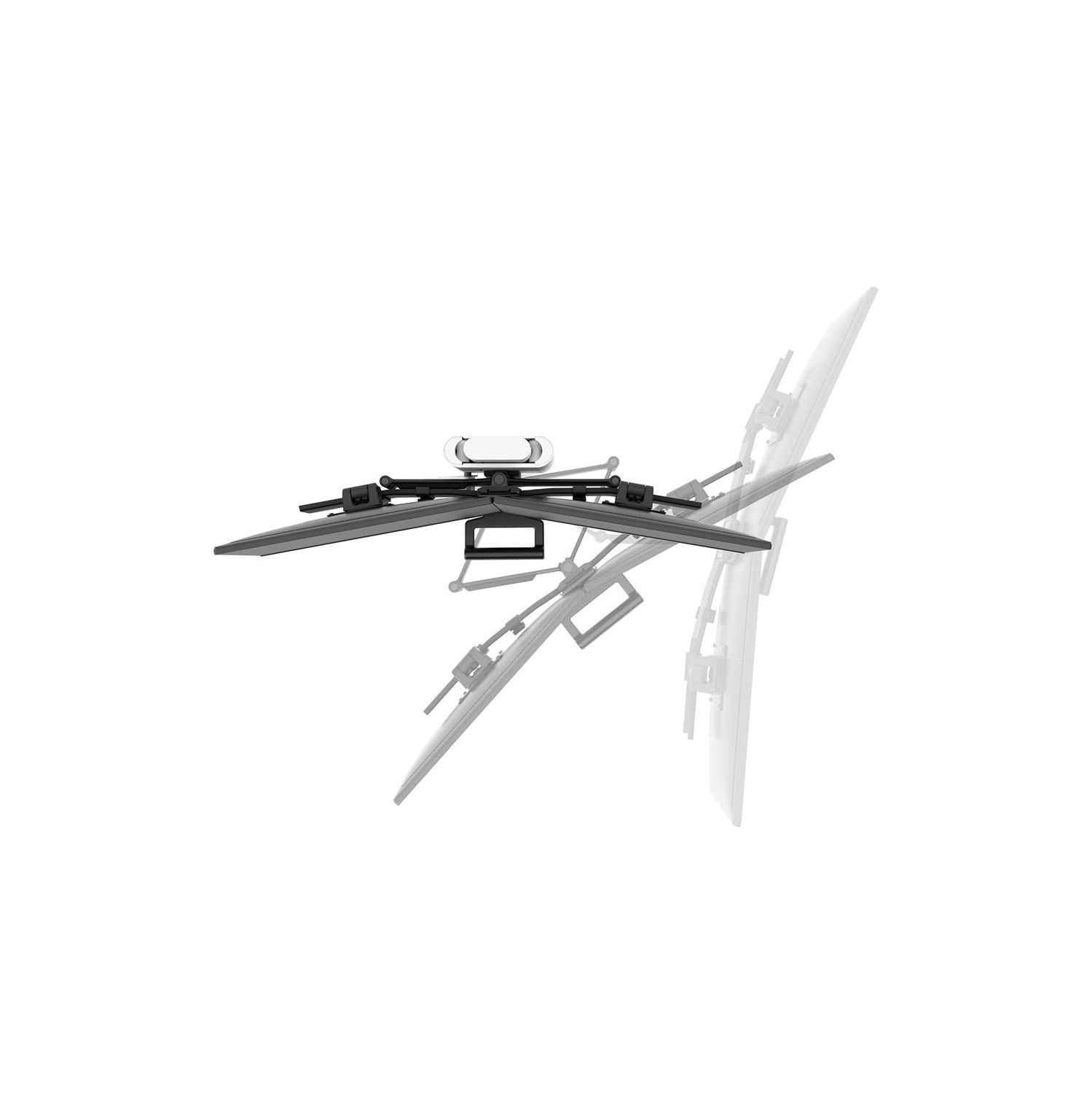 Ergotron TRACE Desktop Dual Monitor Mount - White -