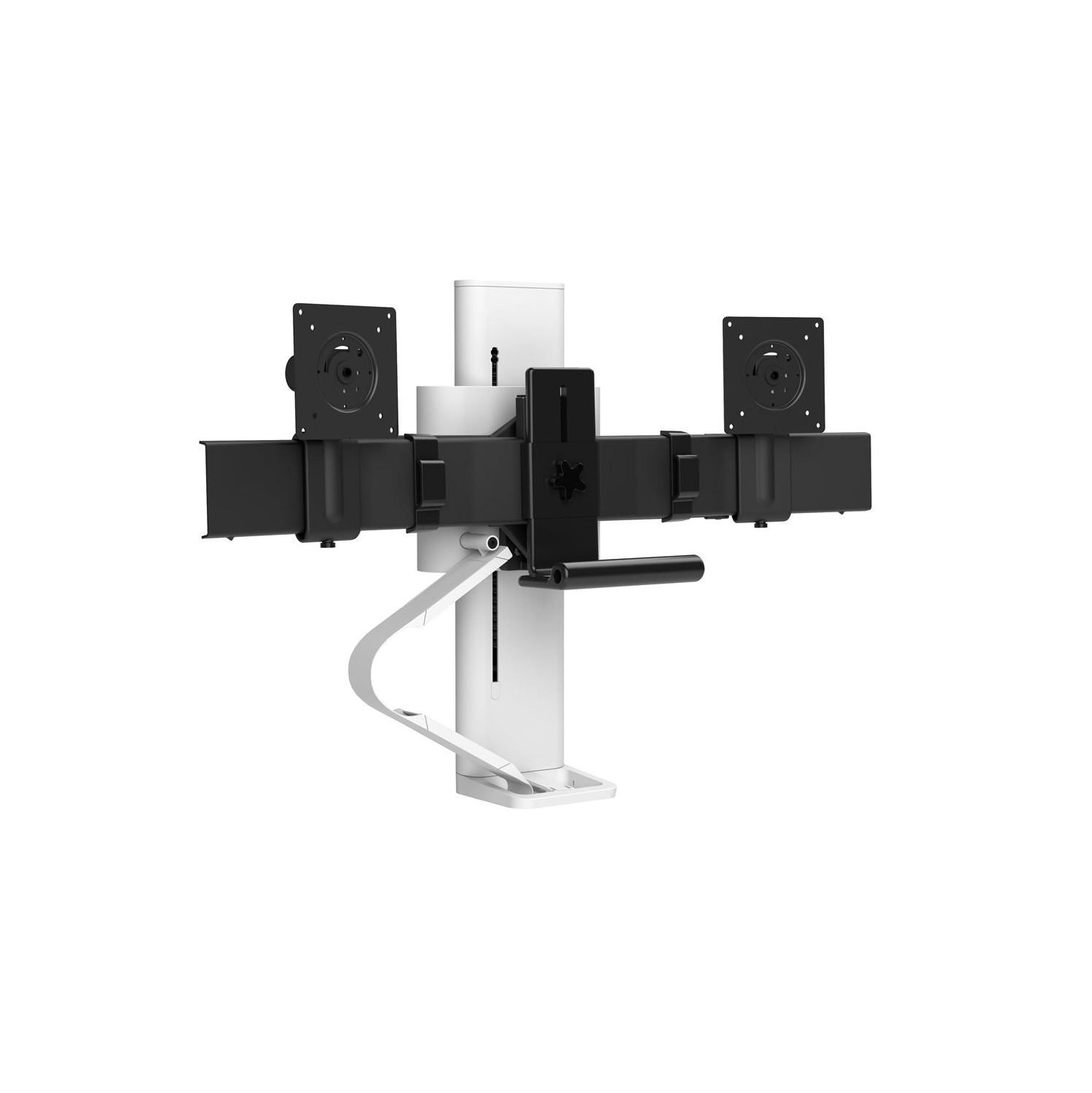 Ergotron TRACE Desktop Dual Monitor Mount - White -