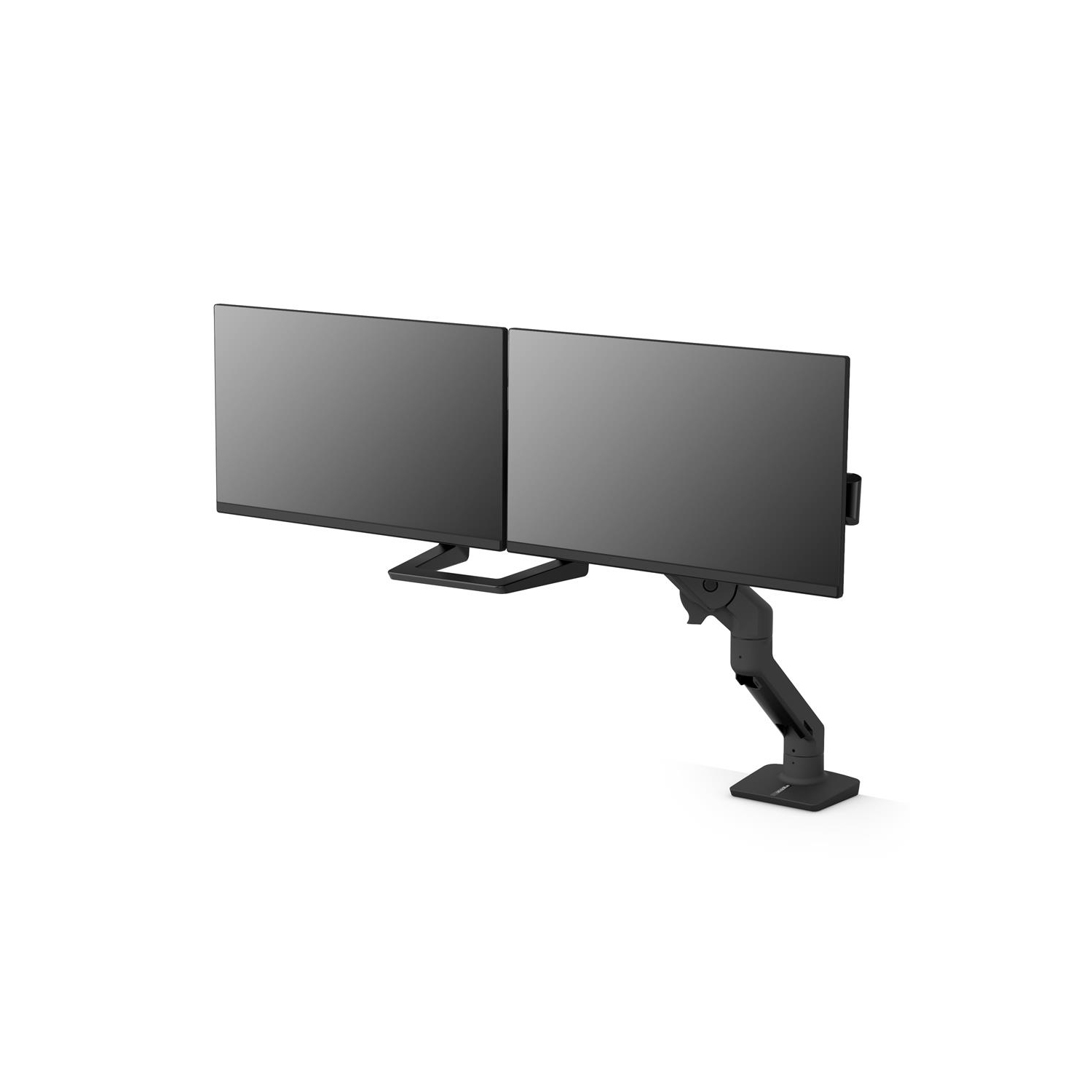 Ergotron HX Desk Dual Monitor Arm - Matte Black -