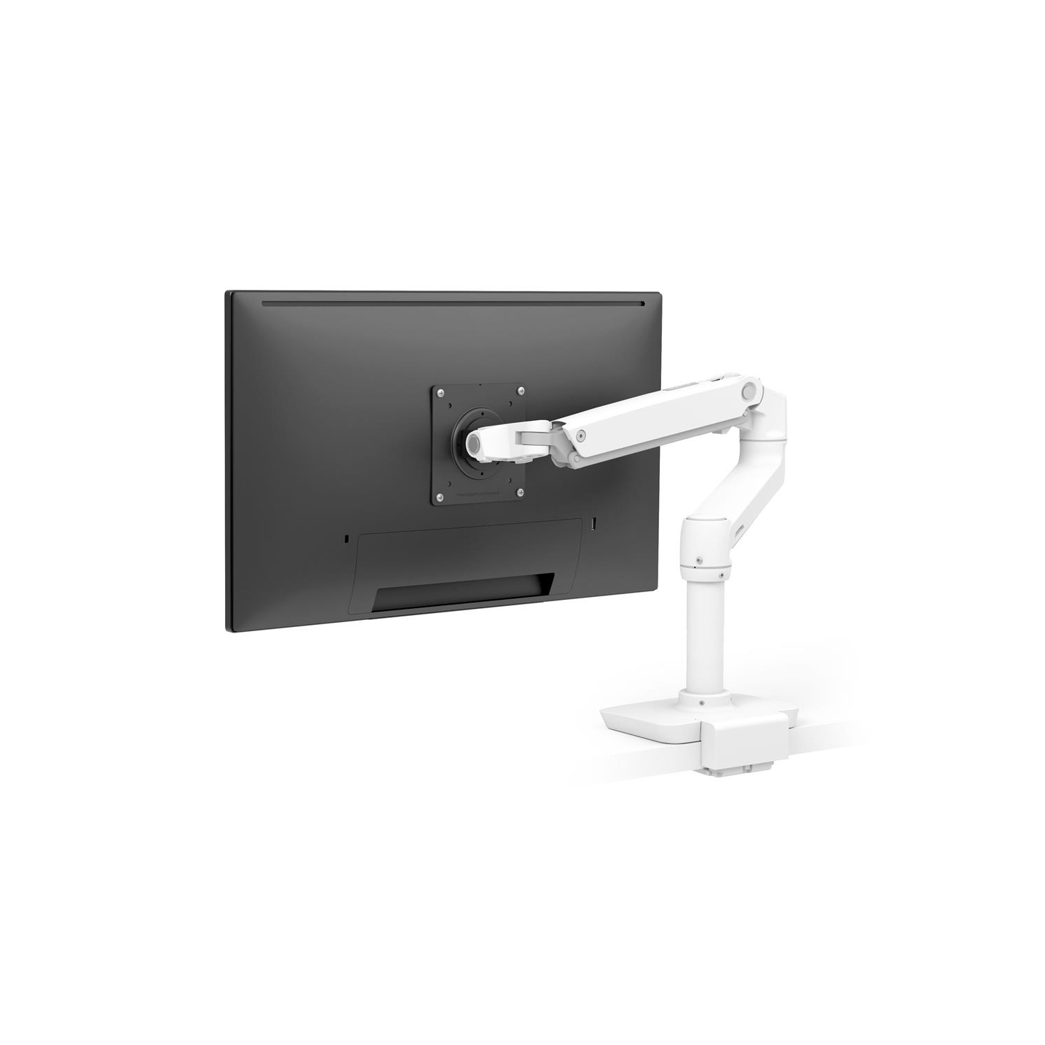 Ergotron LX Desk Monitor Arm with Low-Profile Clamp - White - (45-626-216)