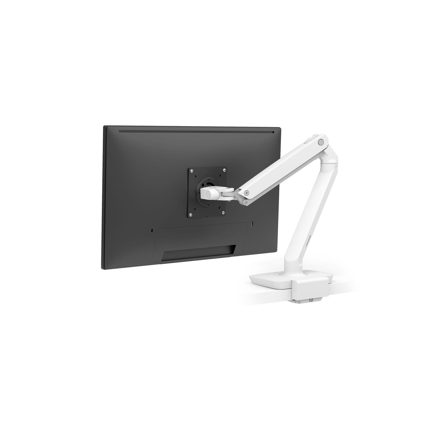 Ergotron MXV Desk Monitor Arm with Low-Profile Clamp - White -