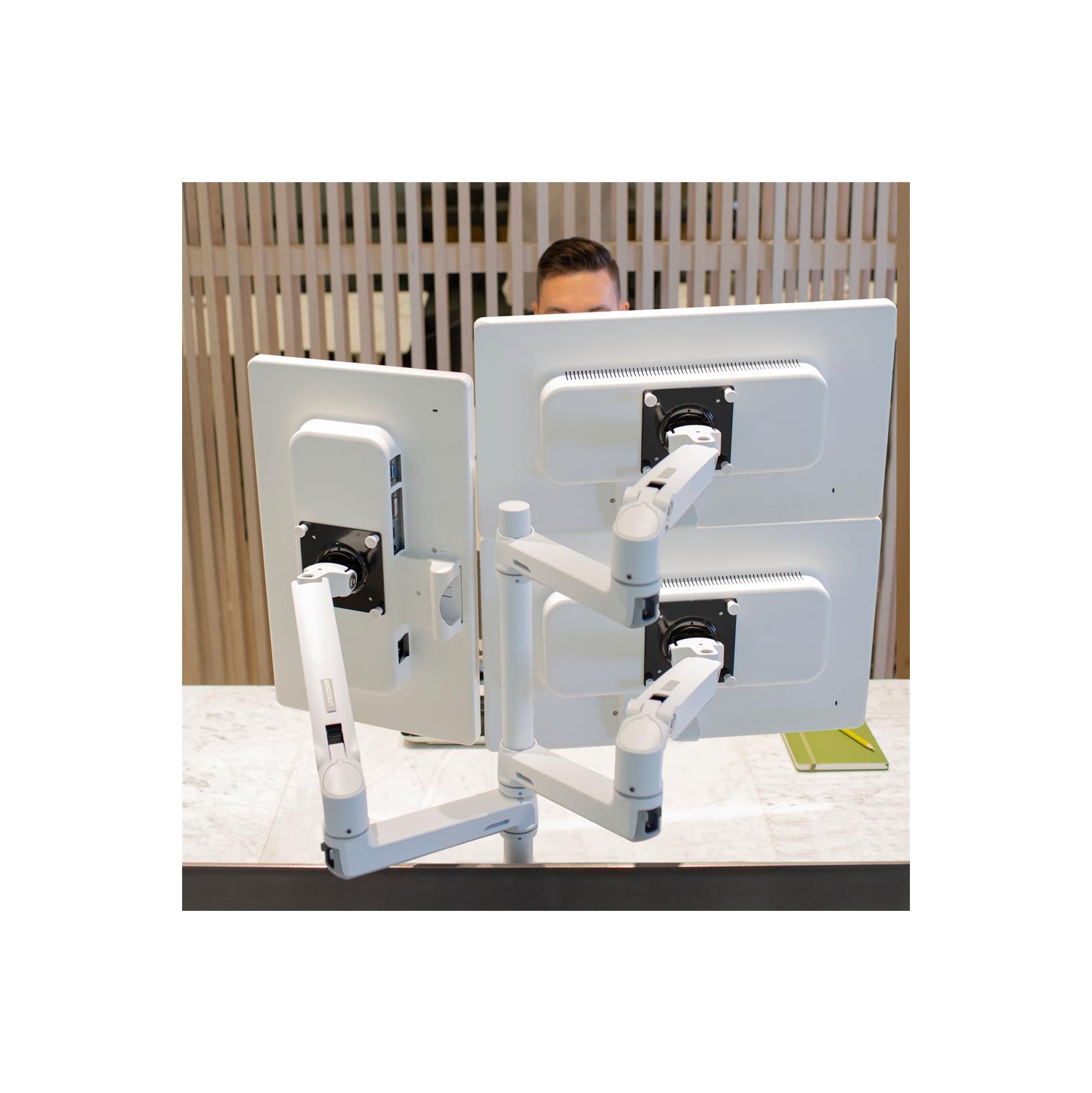 Ergotron LX Arm, Extension and Collar Kit - White -