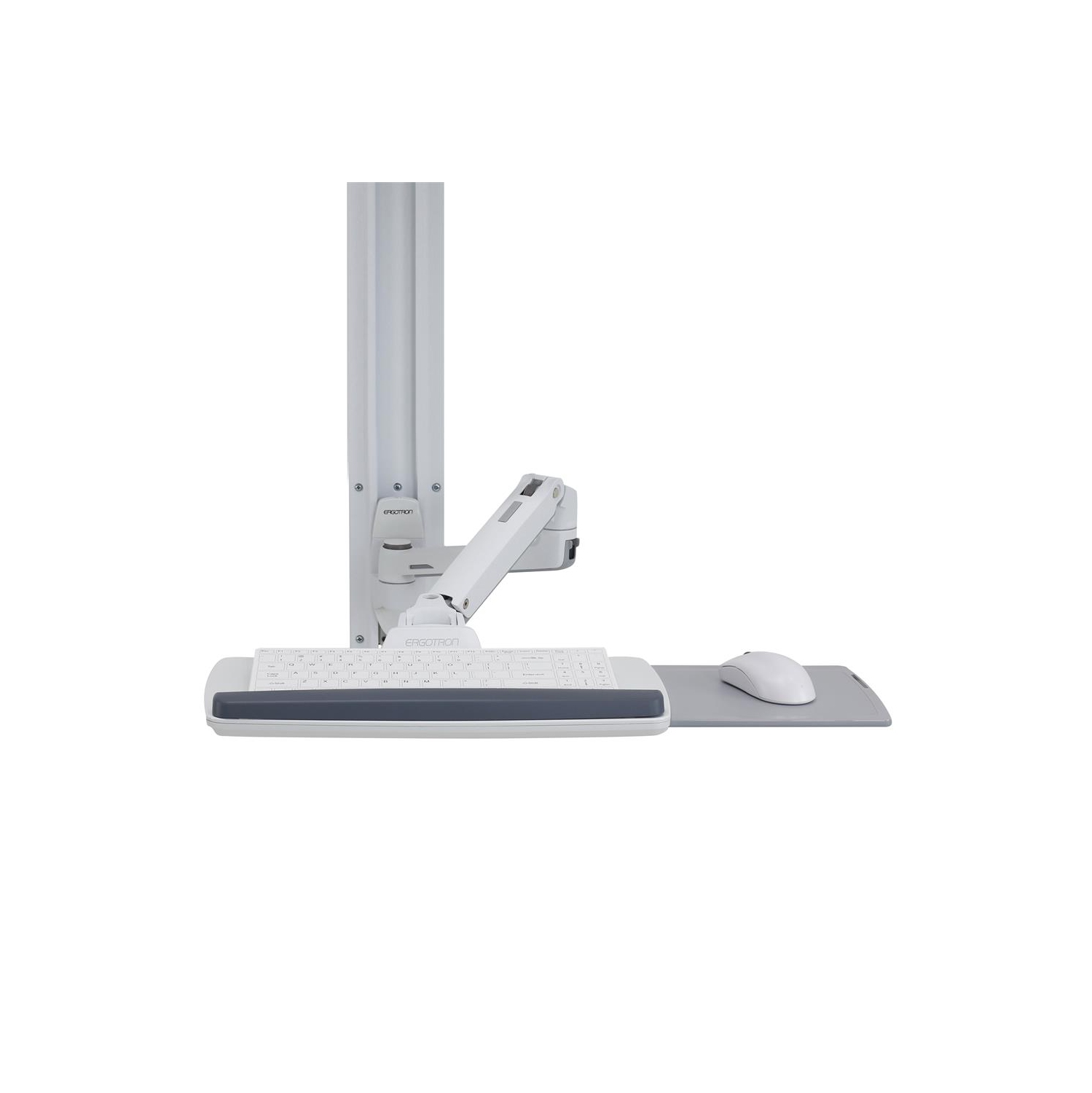 Ergotron LX Wall Mount System Keyboard & Monitor Mount - White -