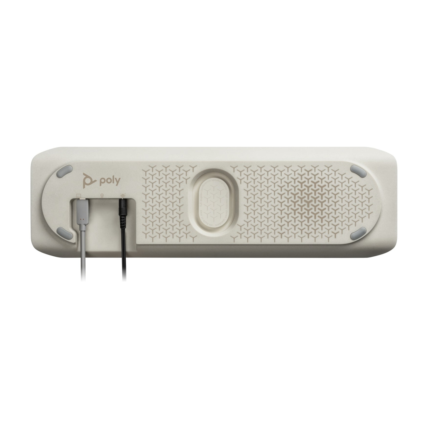 Haut-parleur mains libres USB avec/sans fil Bluetooth Poly Sync 60 de HP - Argenté