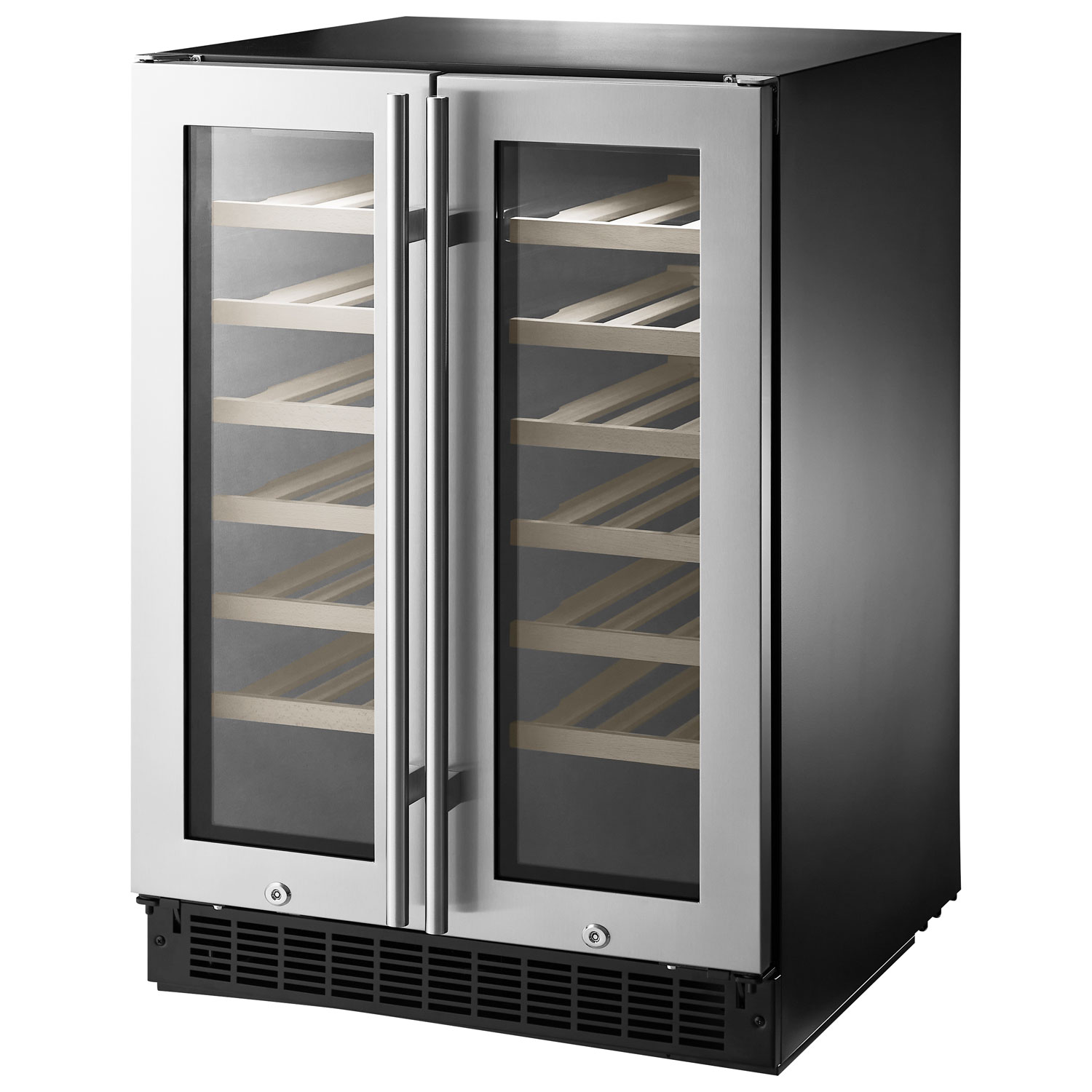 Insignia 21-Bottle / 64-Can Dual Zone Wine/Beverage Cooler