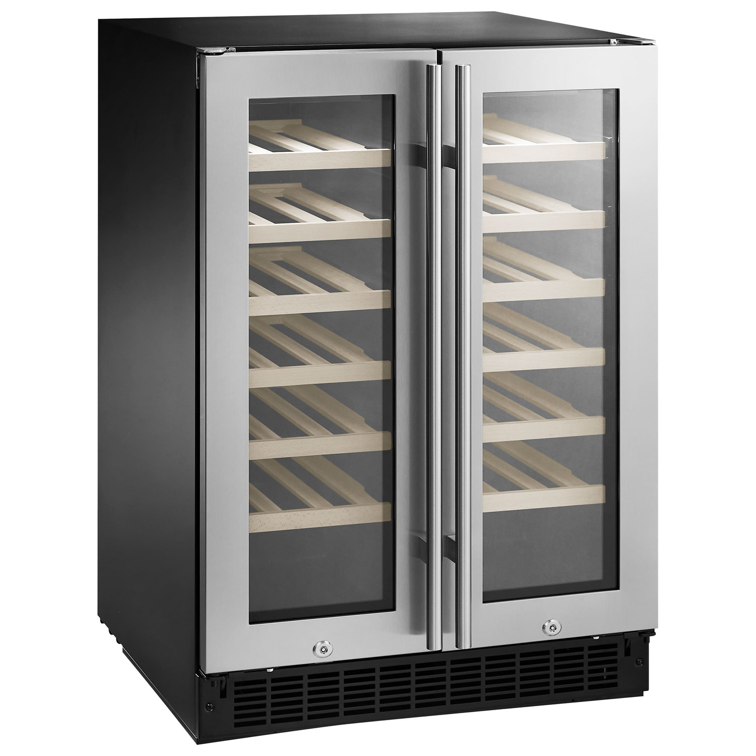 Insignia 21-Bottle / 64-Can Dual Zone Wine/Beverage Cooler - Only at Best Buy
