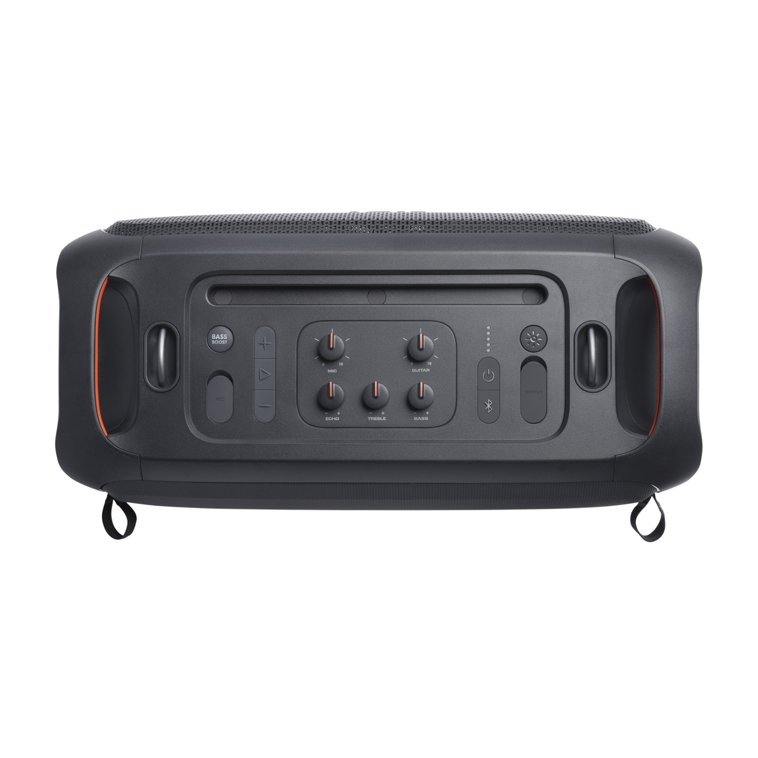 JBL PartyBox On-the-Go Essential Portable Party Speaker with Built-in Lights and Wireless Mic