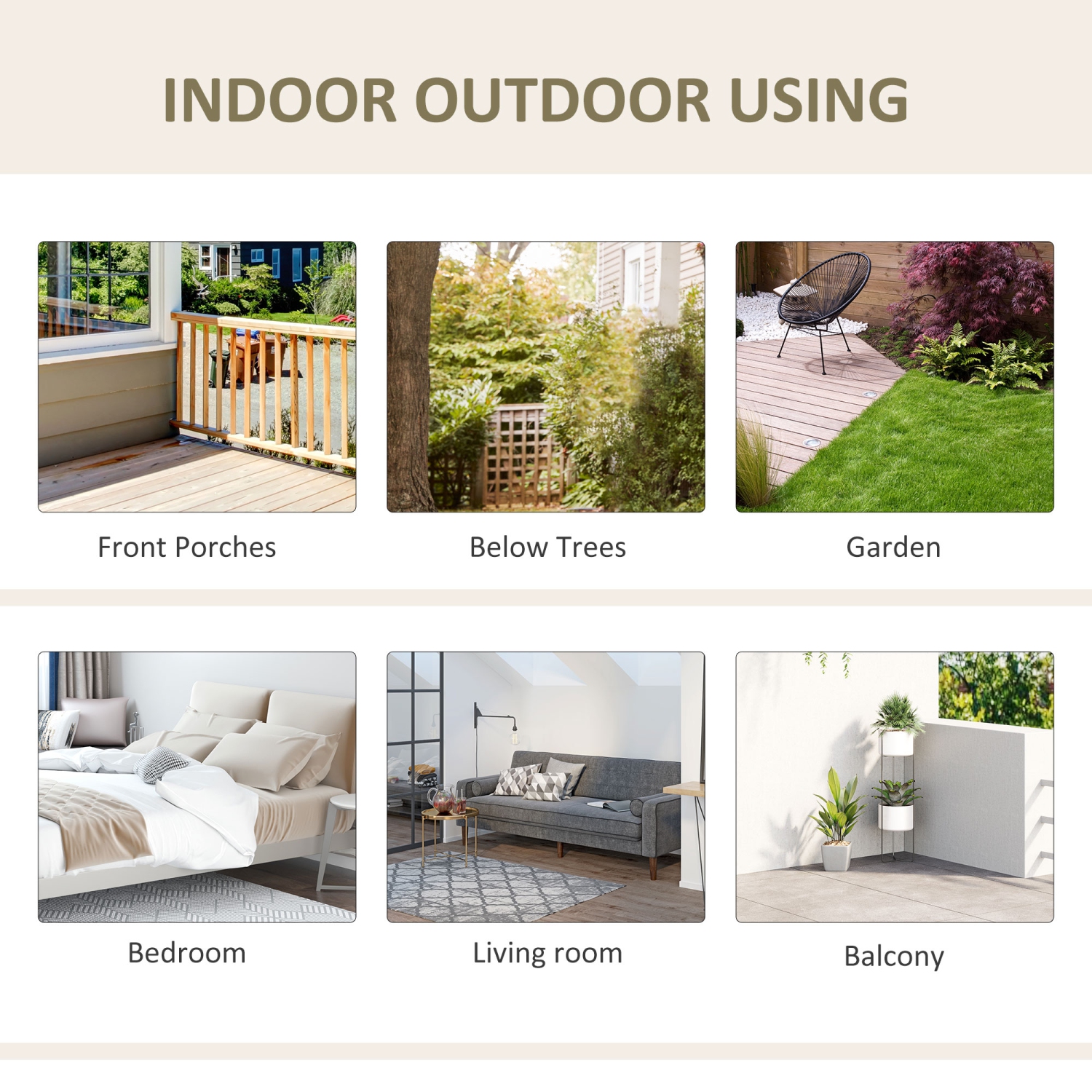 Chaise hamac de patio Outsunny, 2 places, chaise berçante en corde suspendue avec cadre et coussin en métal, grand siège en macrame pour 396 lb