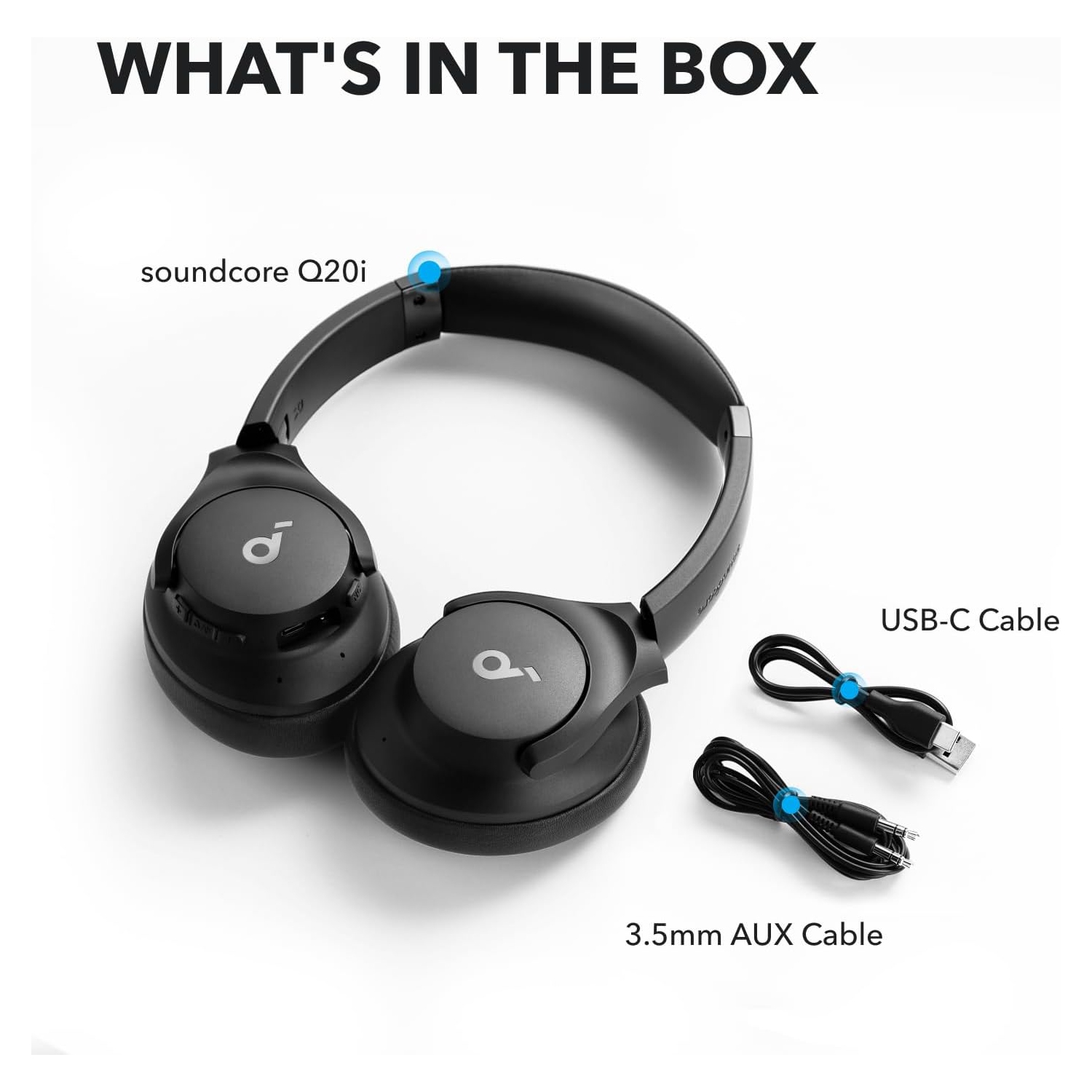 Soundcore by Anker Q20i Hybrid Active Noise Cancelling Headphones