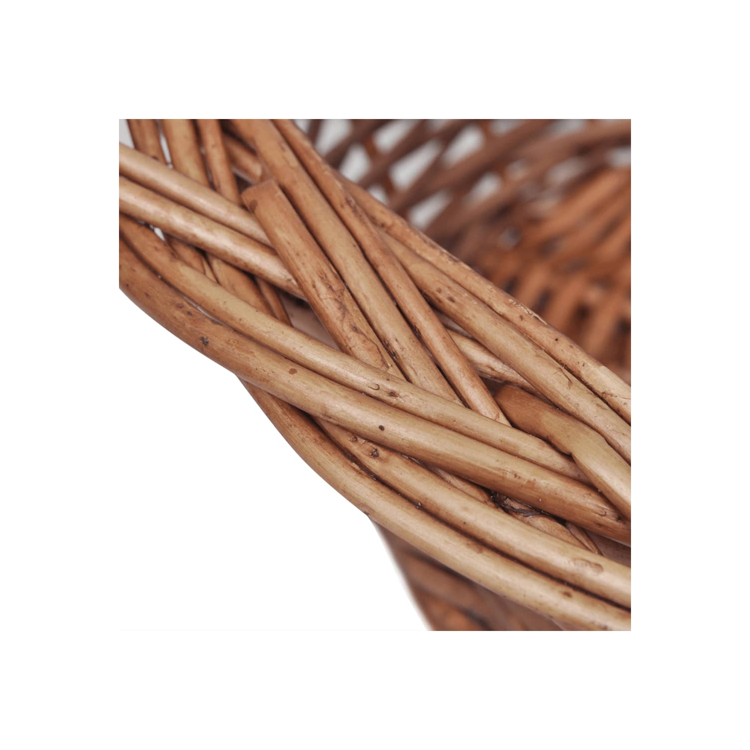 vidaXL Willow Dog Basket/Pet Bed Natural 70 cm