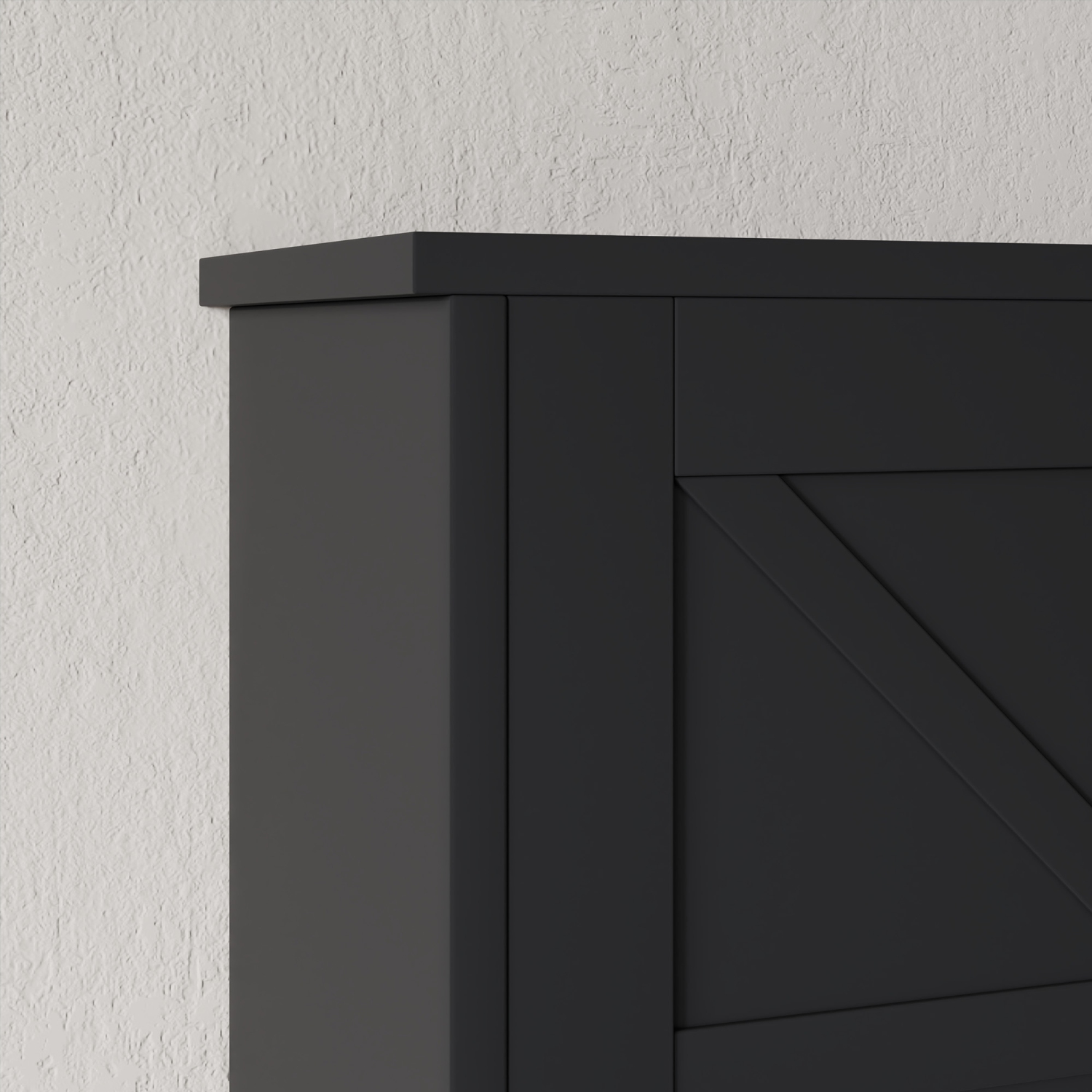 Armoire murale pour salle de bain Farmhouse de kleankin, armoire à pharmacie murale avec tablette ouverte, tablette réglable et armoire de rangement