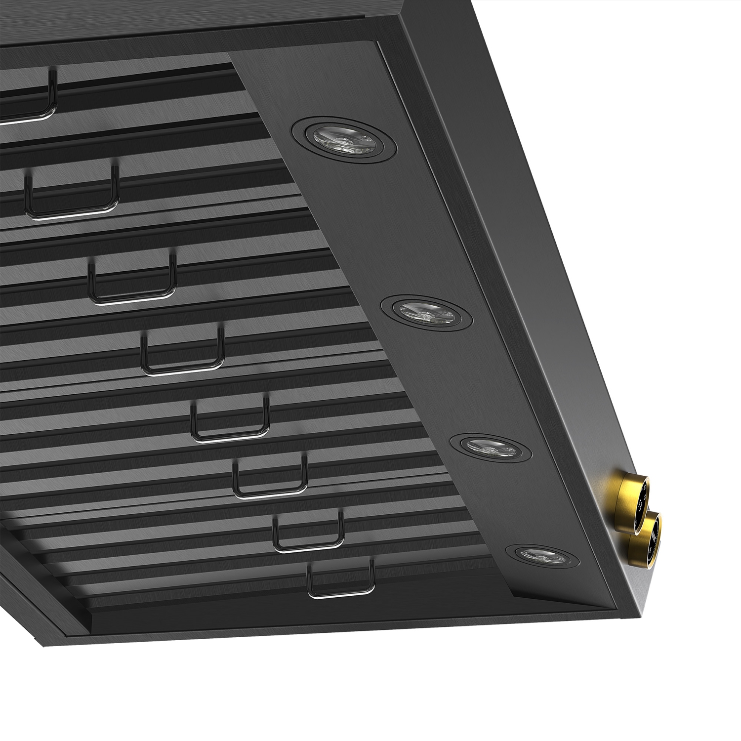 Four à micro-ondes Professional 48&nbsp;po de KitchenAid, 6,7 pi³ avec Cuisinière biénergie à 8 brûleurs pour le gaz propane et hotte de dessous