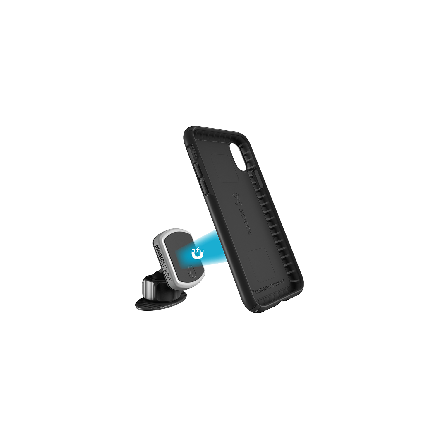 Speck Presidio Mount + Magic Mount Dash - iPhone X Black