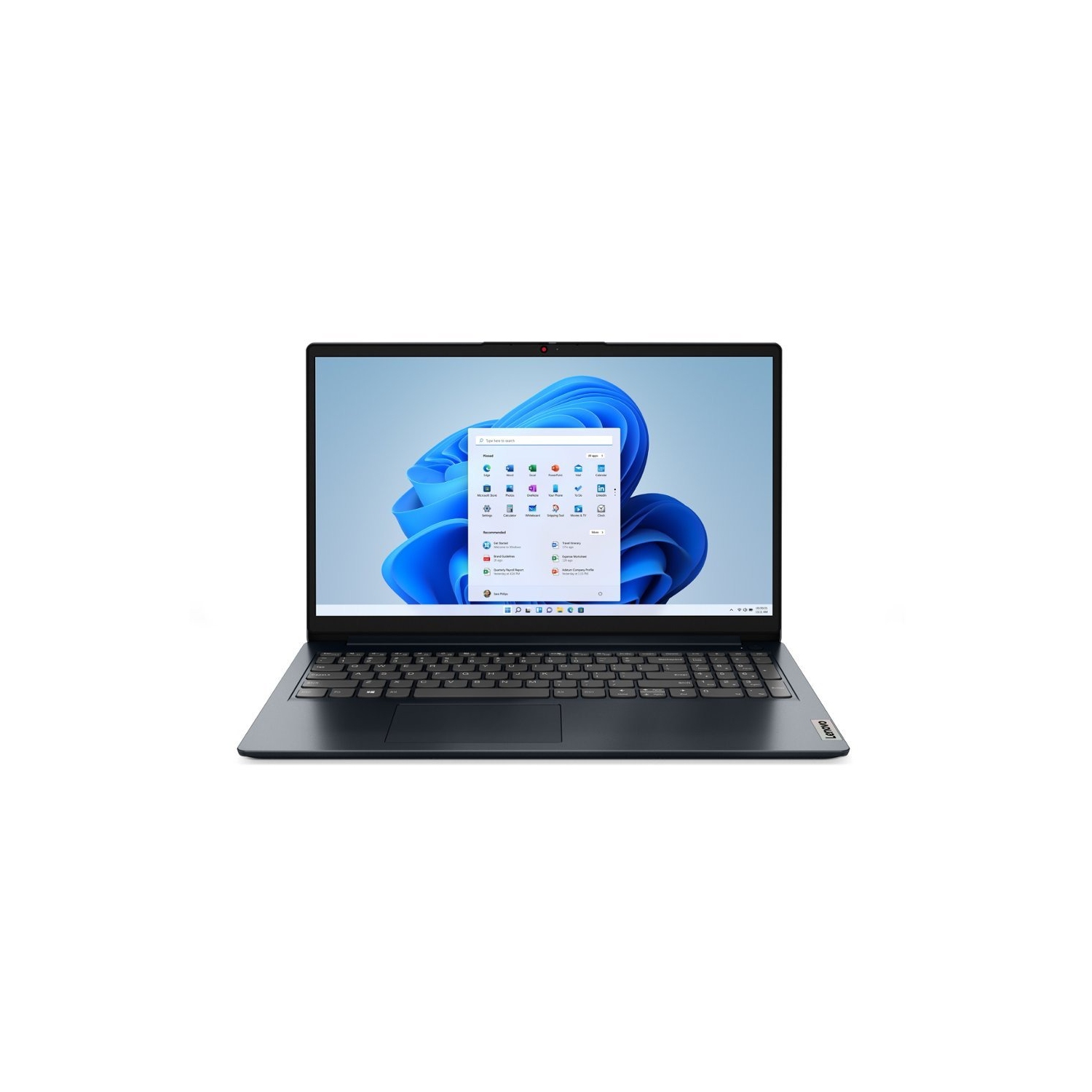 Lenovo - IdeaPad 1 15.6" FHD Business and Students Laptop - Ryzen 5 7520U - 16GB LPDDR5 5500Mhz Memory - 256GB SSD Storage - Abyss Blue - Windows 11 Home - Dolby Audio