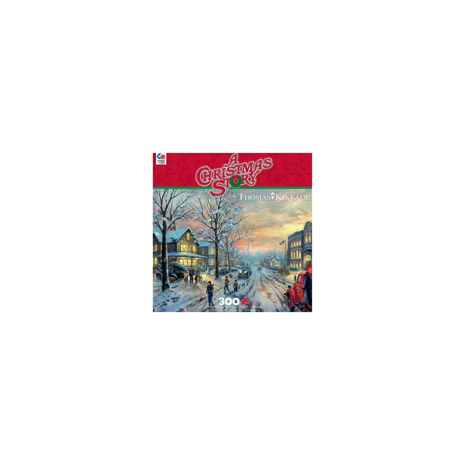 Ceaco Thomas Kinkade Oversized 300-Piece Puzzle A Christmas Story