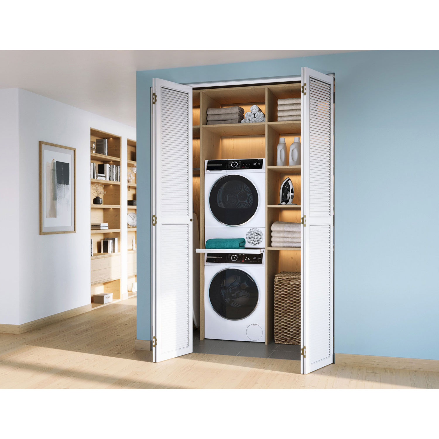 Bosch 500 Series 2.4 Cu. Ft. High Efficiency Compact Front Load Washer - White