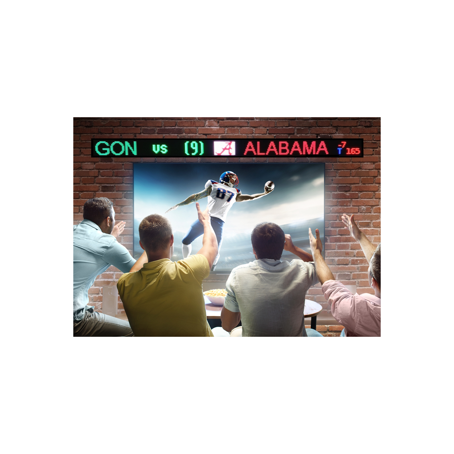 SKYBOX SPORTS NETWORK TITAN 93” Sports and Stock Ticker / 16 Pixels x 6mm 65,000 color LED