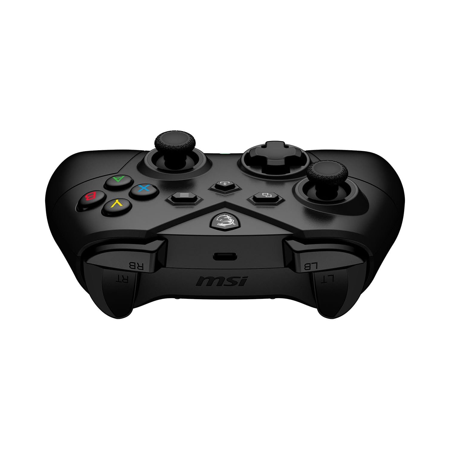 Manette de jeu sans fil pour PC FORCE GC300 de MSI - Noir, 2,4 GHz, Bluetooth, USB-C