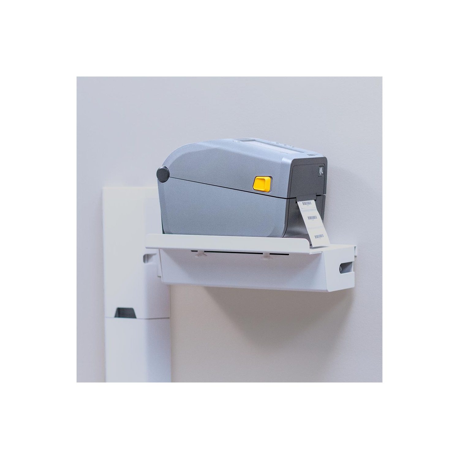 Grand support d'imprimante pour rail mural d'Ergotron - Blanc -