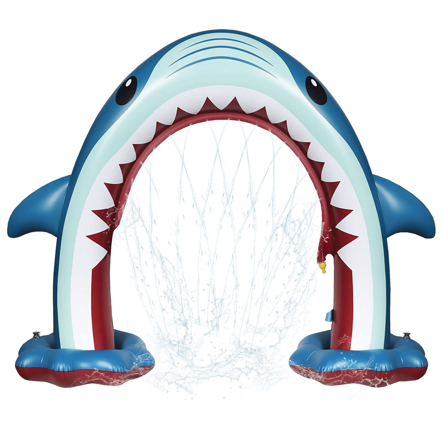Arroseur en forme de requin pour l'extérieur de Splash Buddies- Bleu