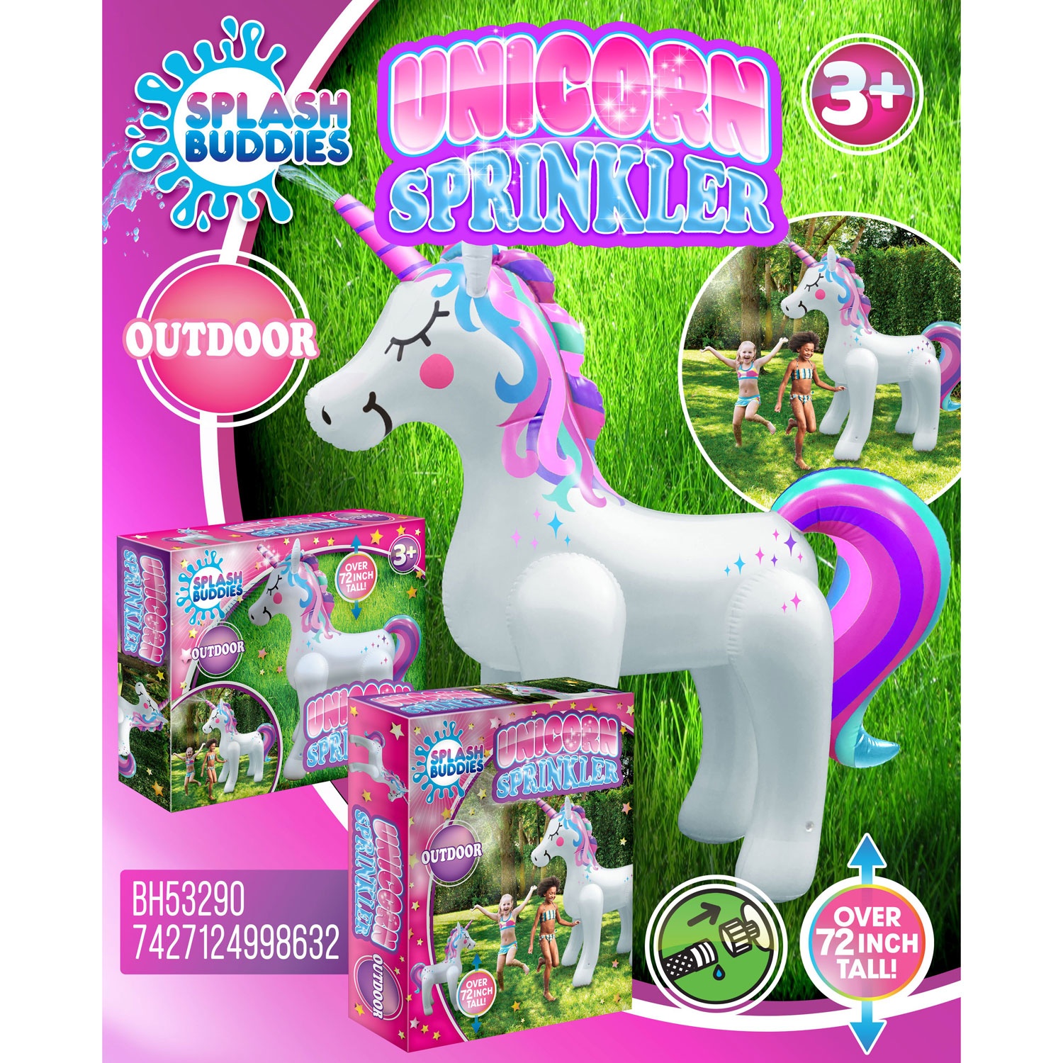 Arroseur en forme de licorne pour l'extérieur de Splash Buddies