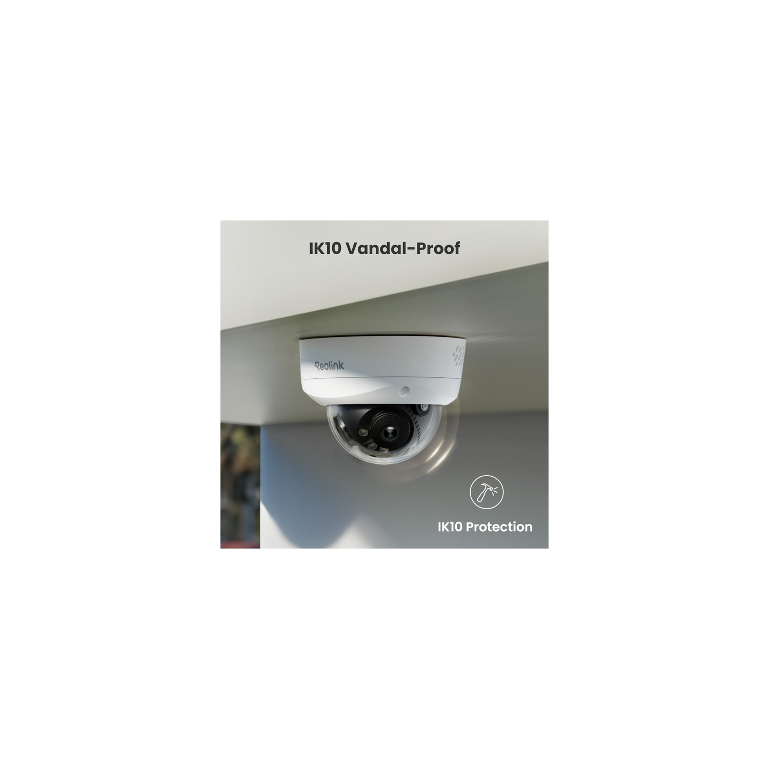 Reolink Duo 3V PoE - 16MP UHD IK10 Dual-Lens PoE Camera with Motion Track, 180° Panorama, Color Night Vision