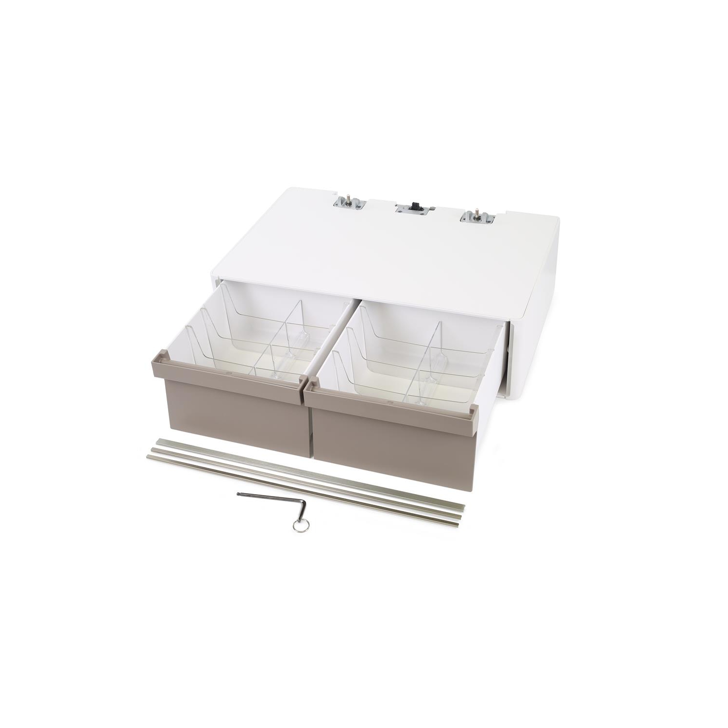Ergotron CareFit Pro Double Tall Drawer - White/Warm Grey -