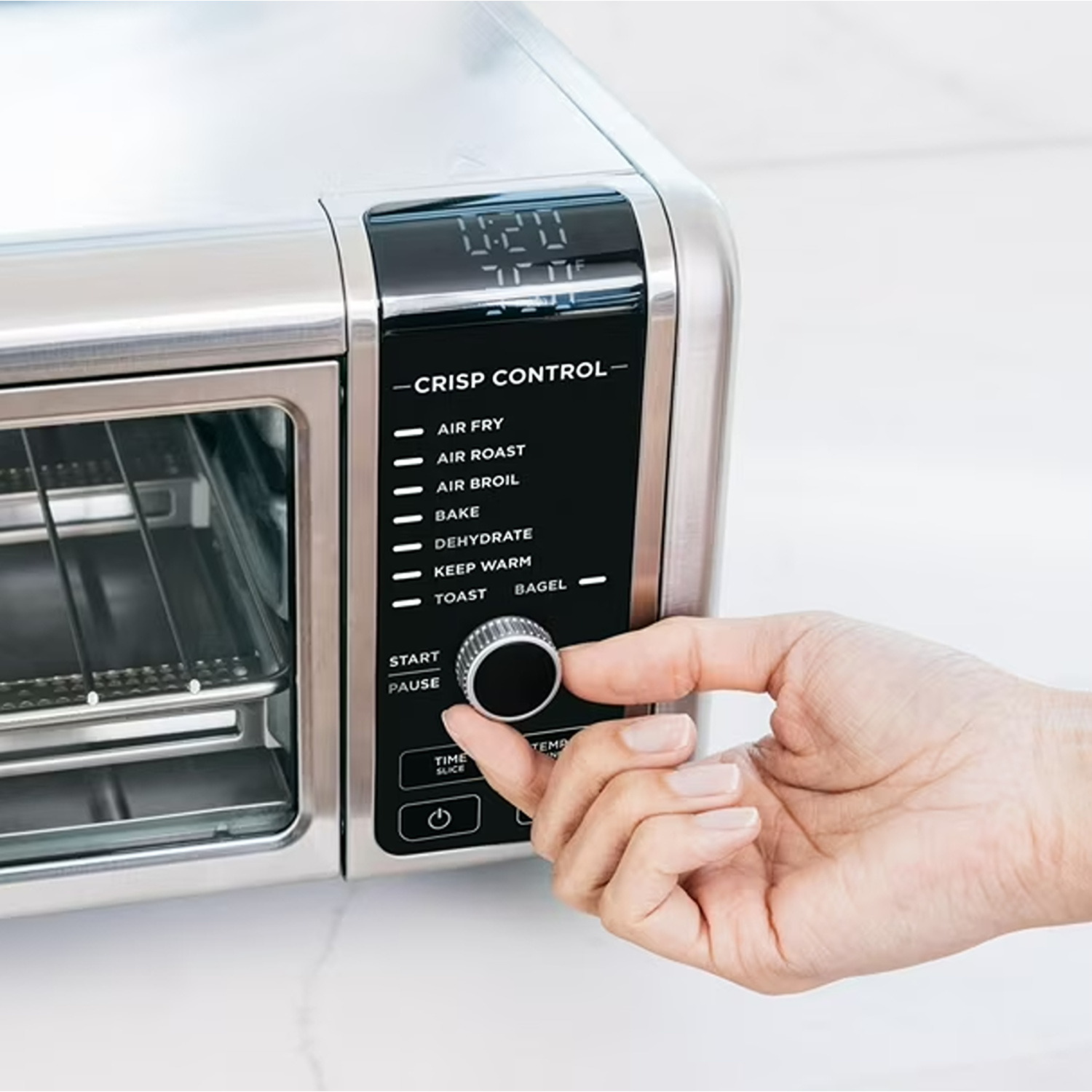 Ninja SP101C, Foodi Digital Air Fry Oven, Silver