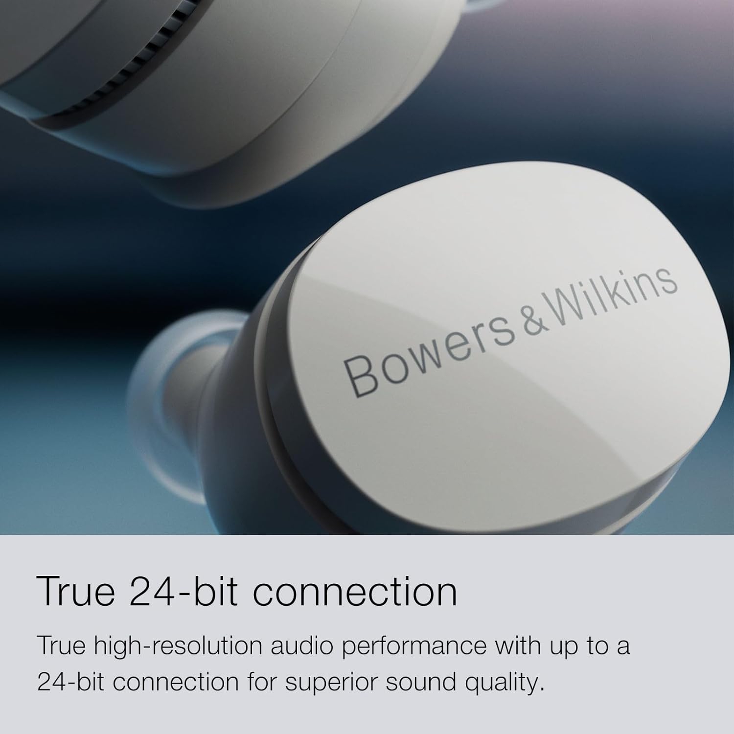 Bowers & Wilkins Pi6 Wireless Earbuds, in-Ear Bluetooth Earphones with aptX Adaptive & 12mm Drivers, Bespoke Active Noise Cancelling Earbuds, 3